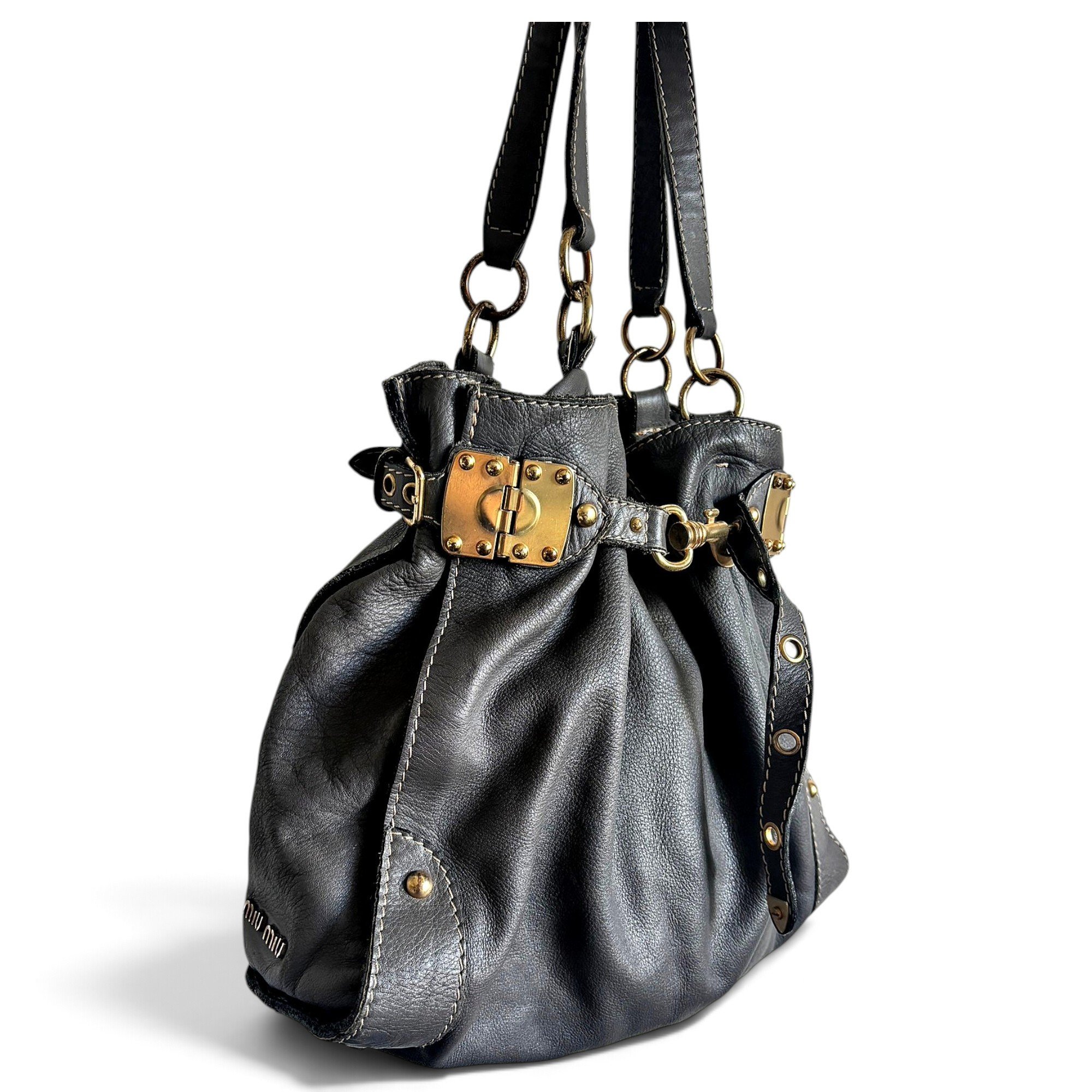 Vitello leather handbag