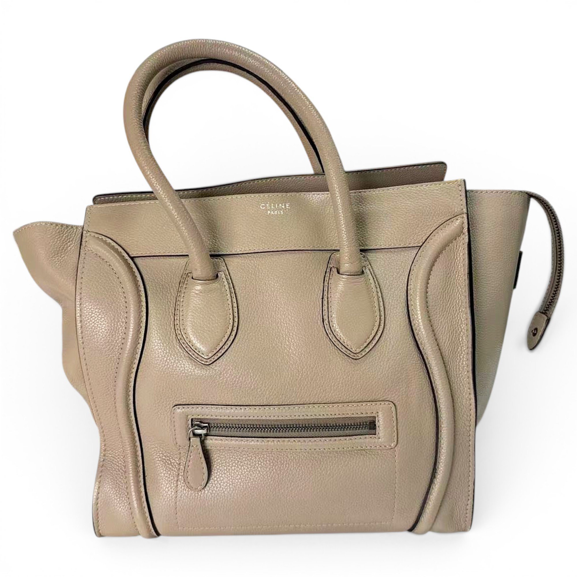 Luggage leather handbag