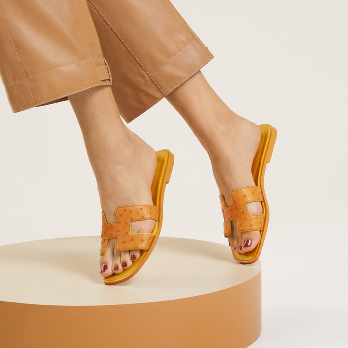 Jaune Bouton d'Or Oran Sandal