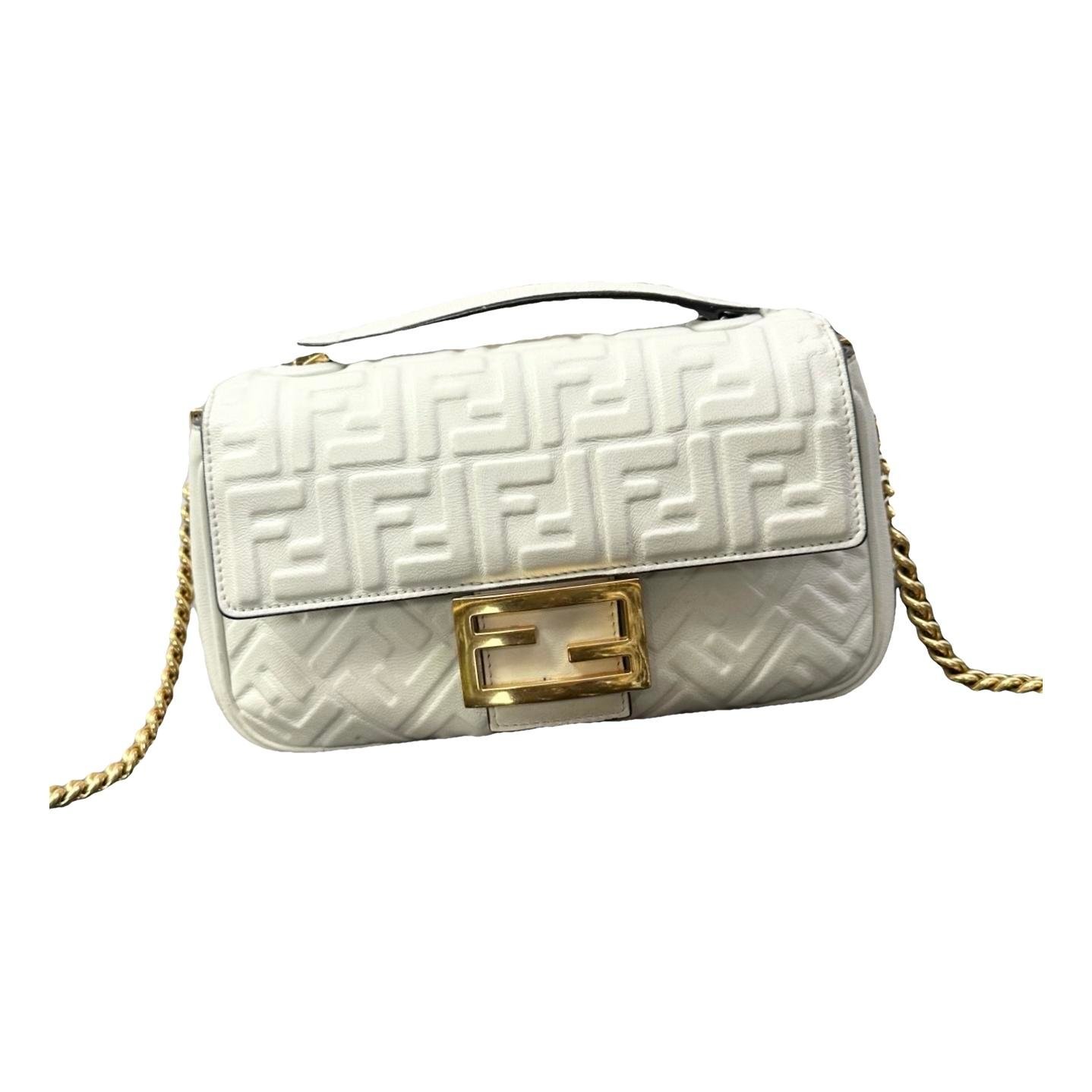 Baguette leather handbag