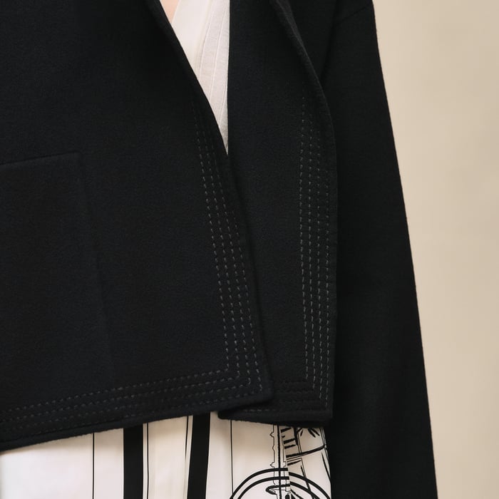Noir Hooded Jacket