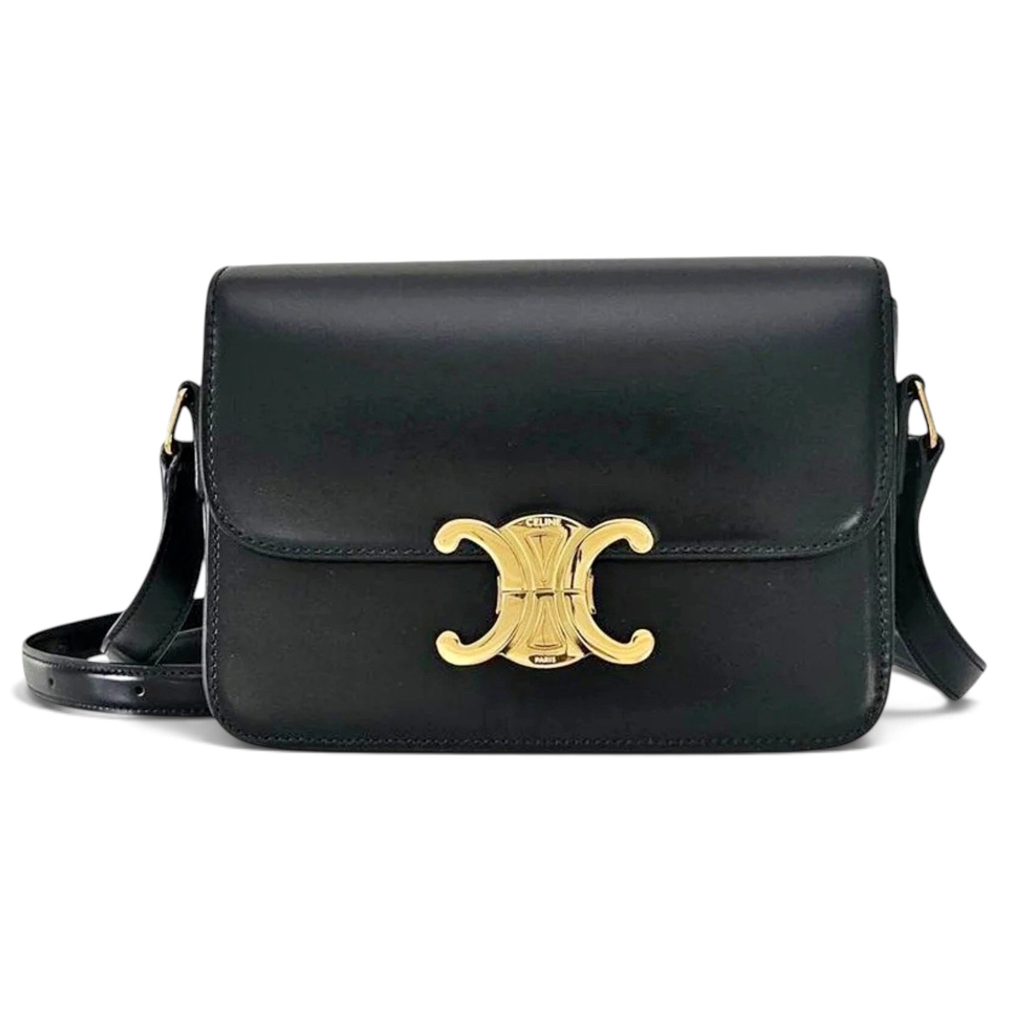 Celine Triomphe leather crossbody bag