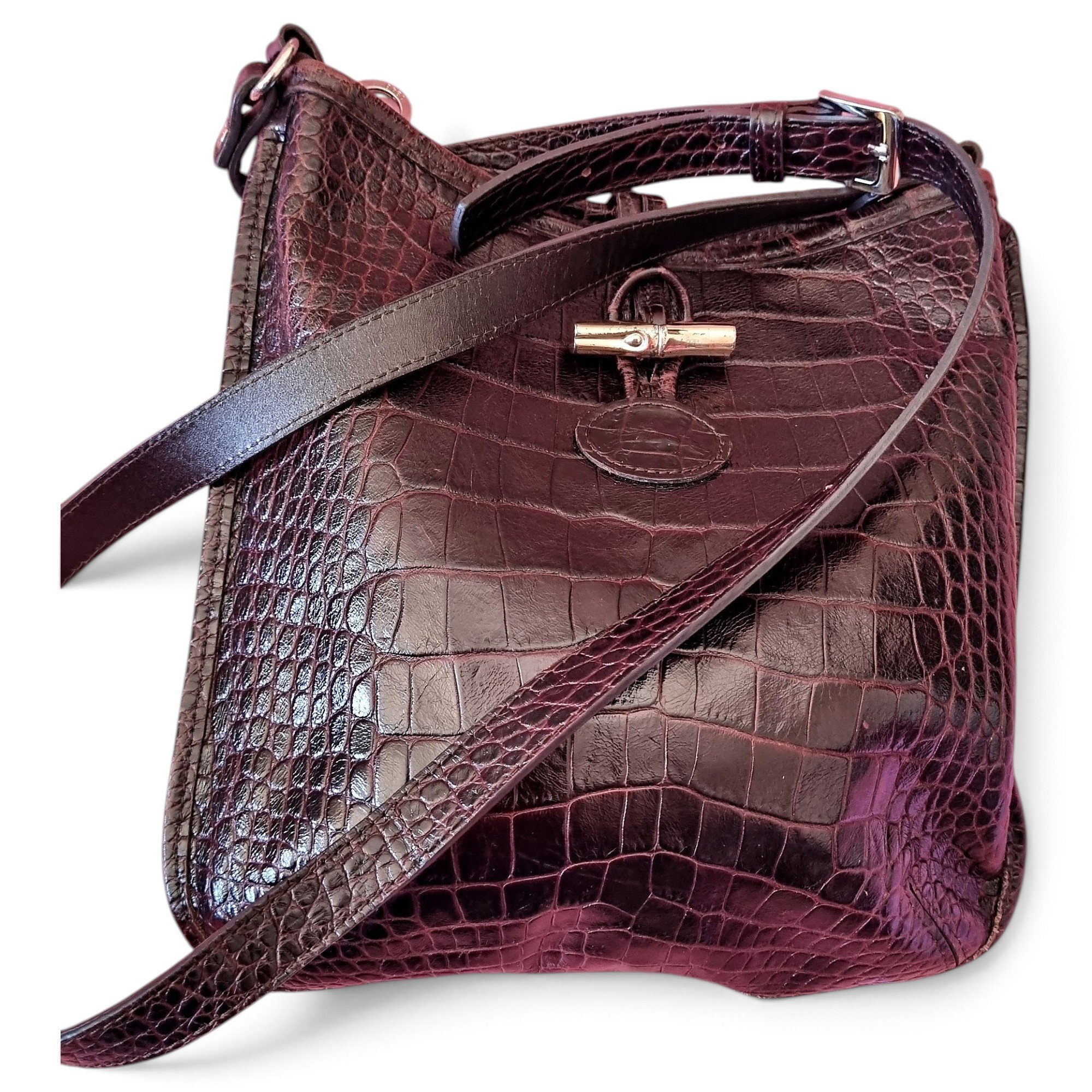 Balzane leather crossbody bag