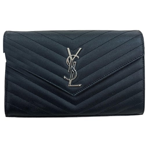 Envelope leather crossbody bag