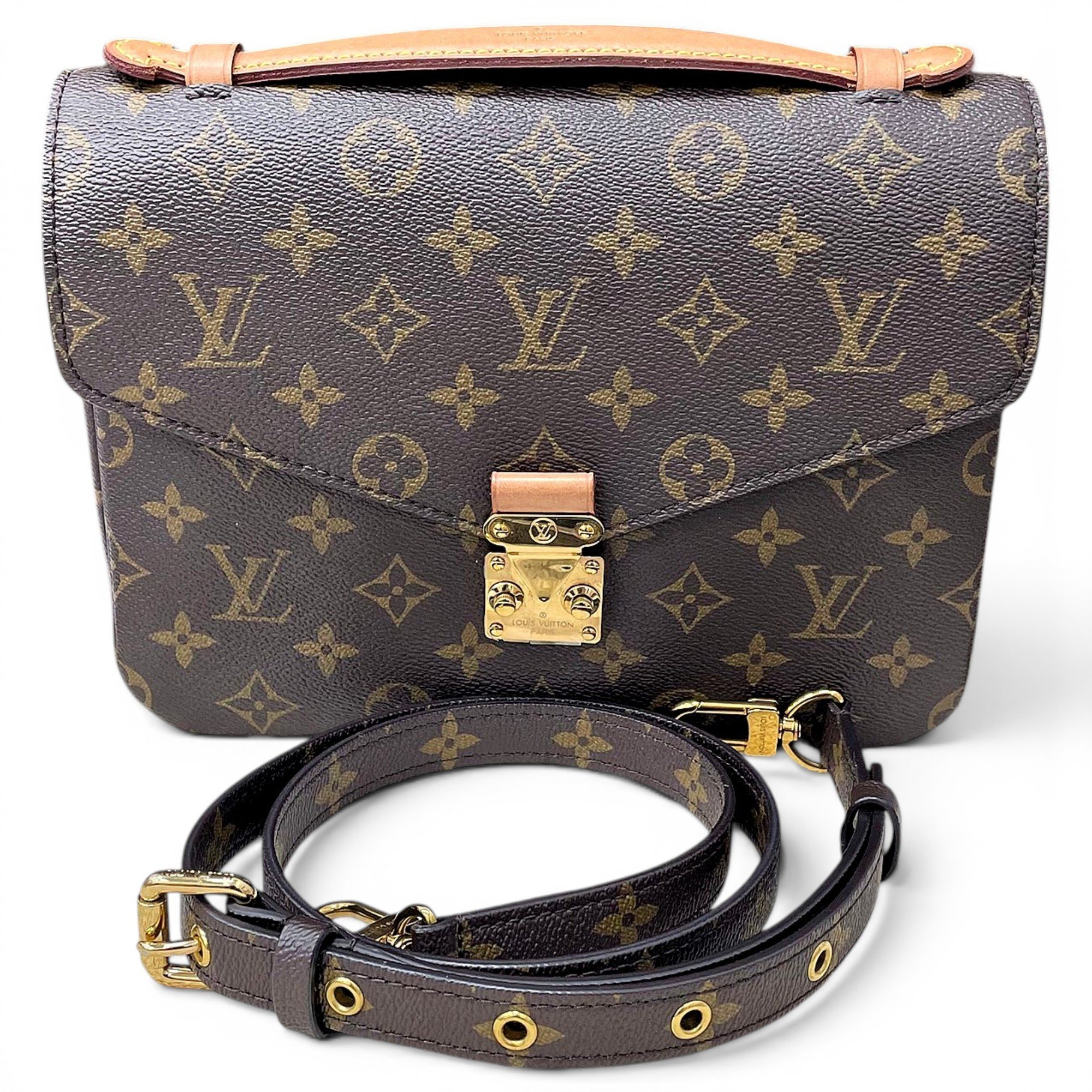 Metis leather handbag