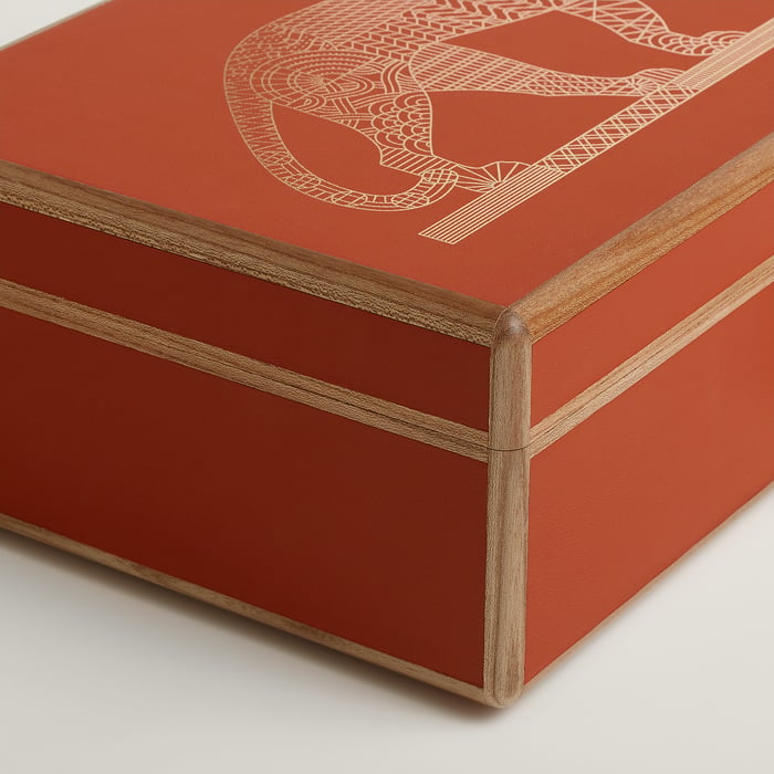 Cuivre Amalthee Panthera Deco Watch Box, Large Model