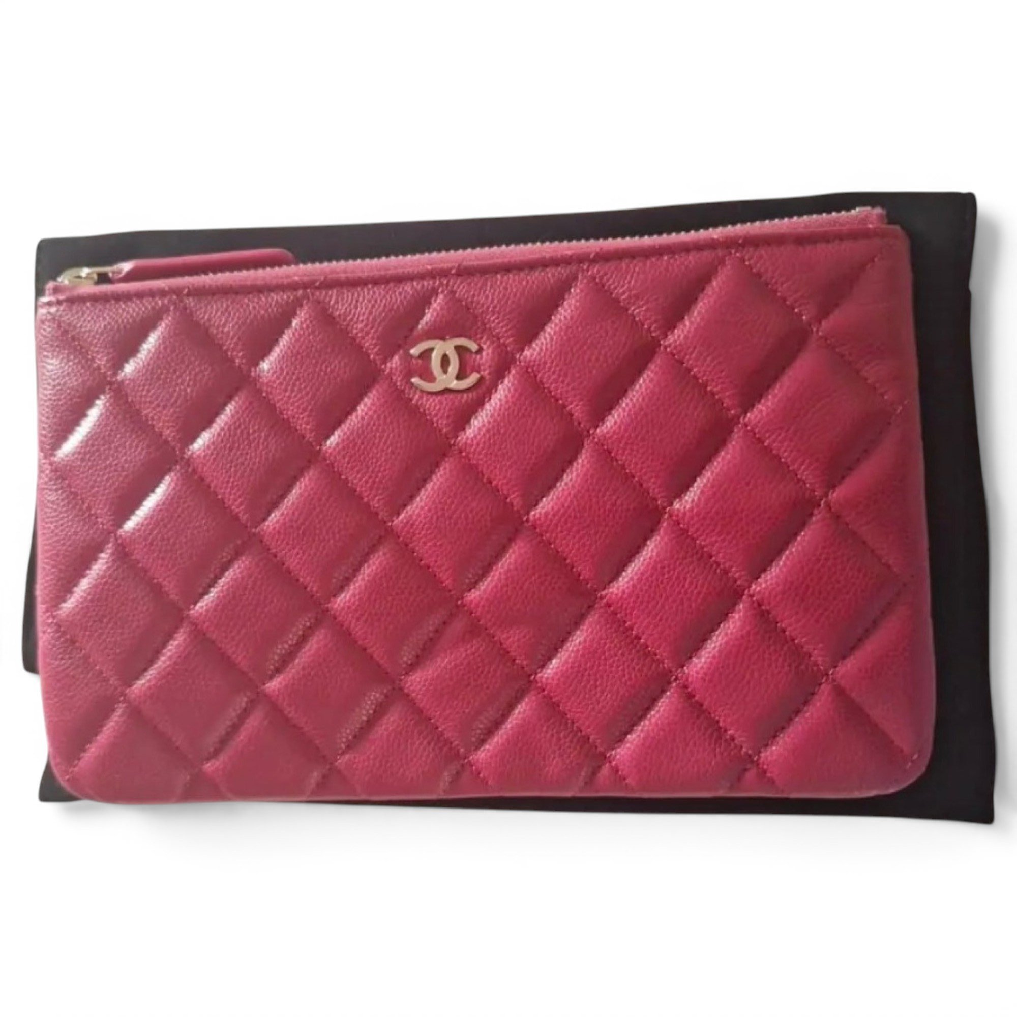 Timeless/Classique leather clutch bag