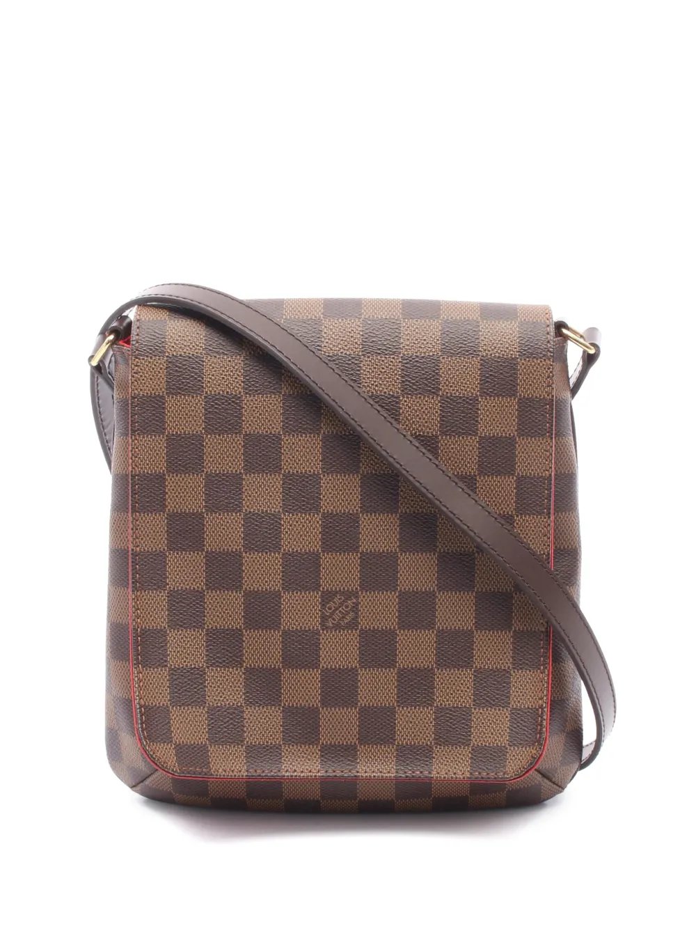 2007 Damier Ebene Musette Salsa Long Strap crossbody bag