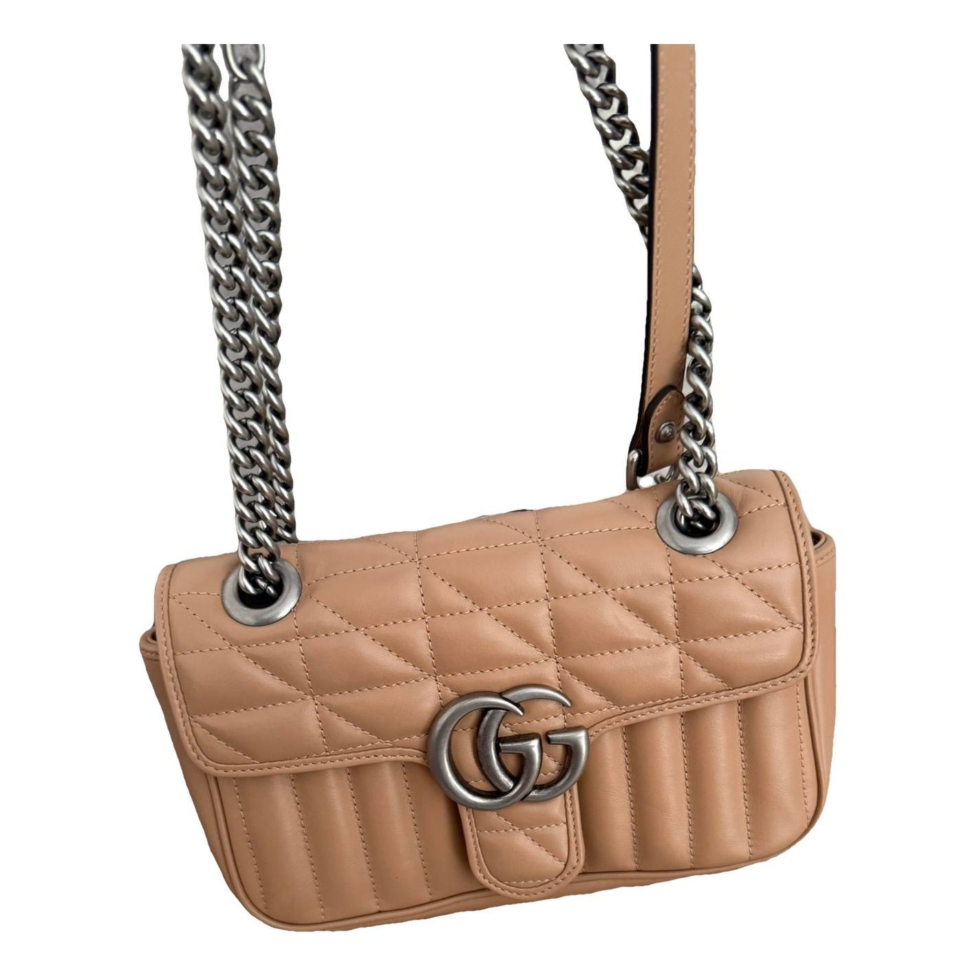 GG Marmont Flap leather crossbody bag