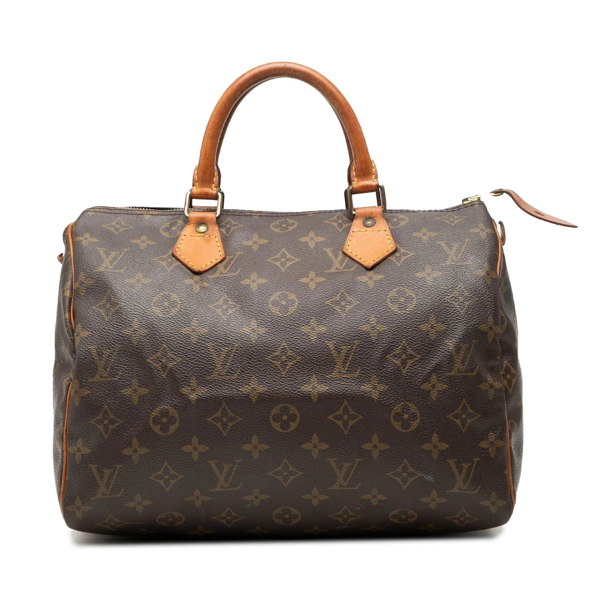 Speedy leather bag