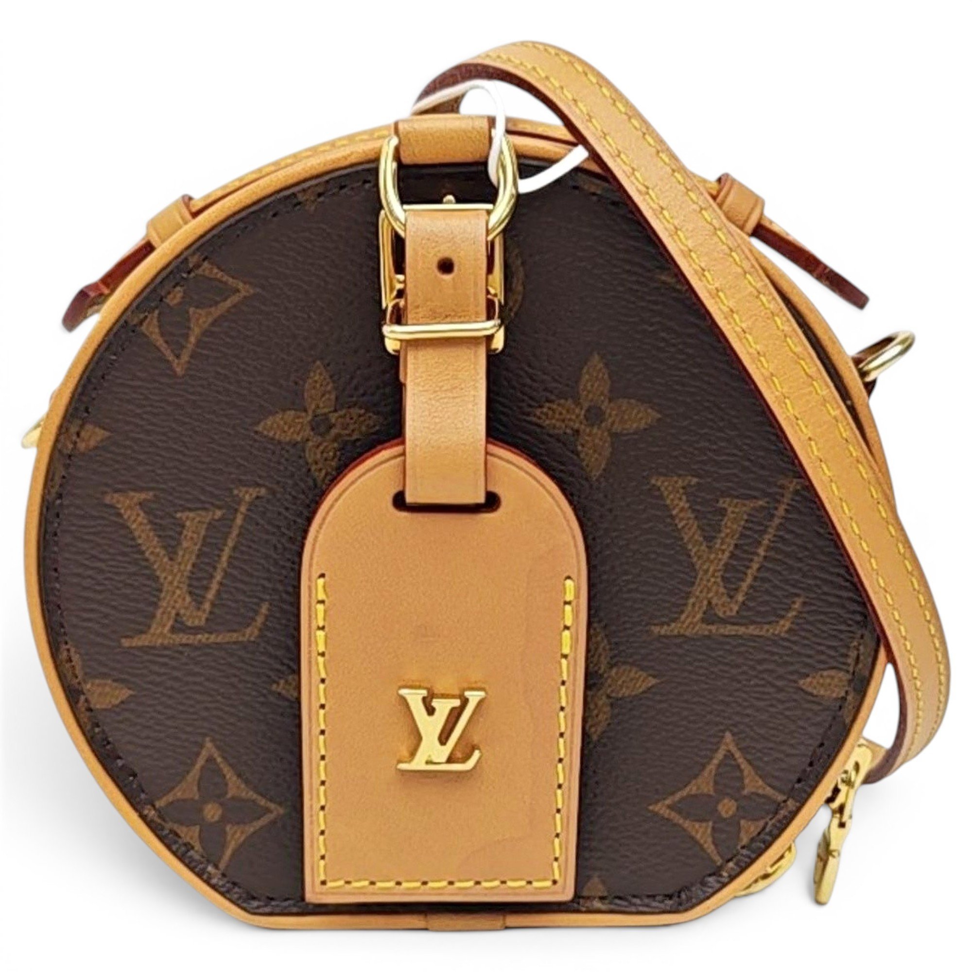 Micro boite chapeau leather handbag