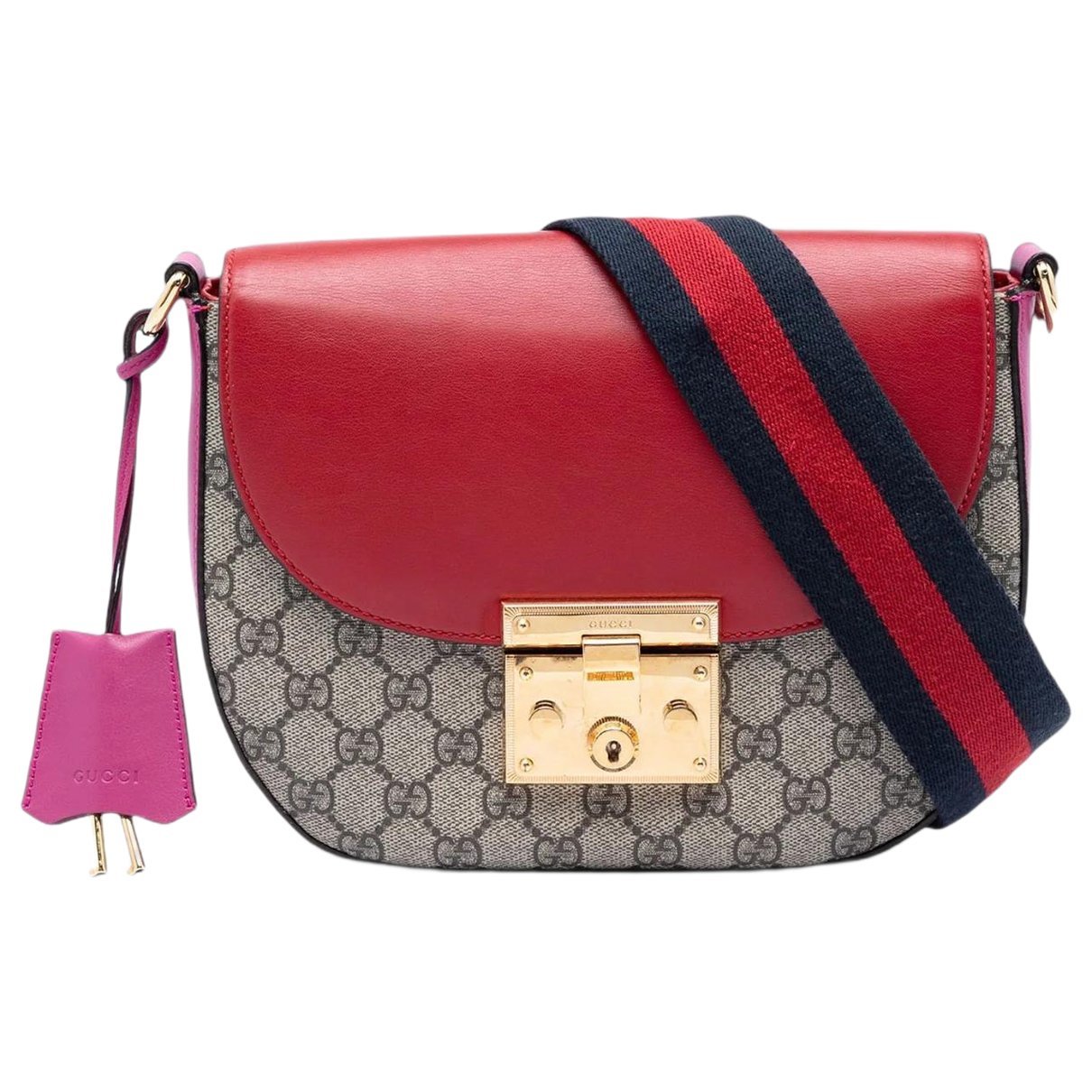Padlock cloth crossbody bag