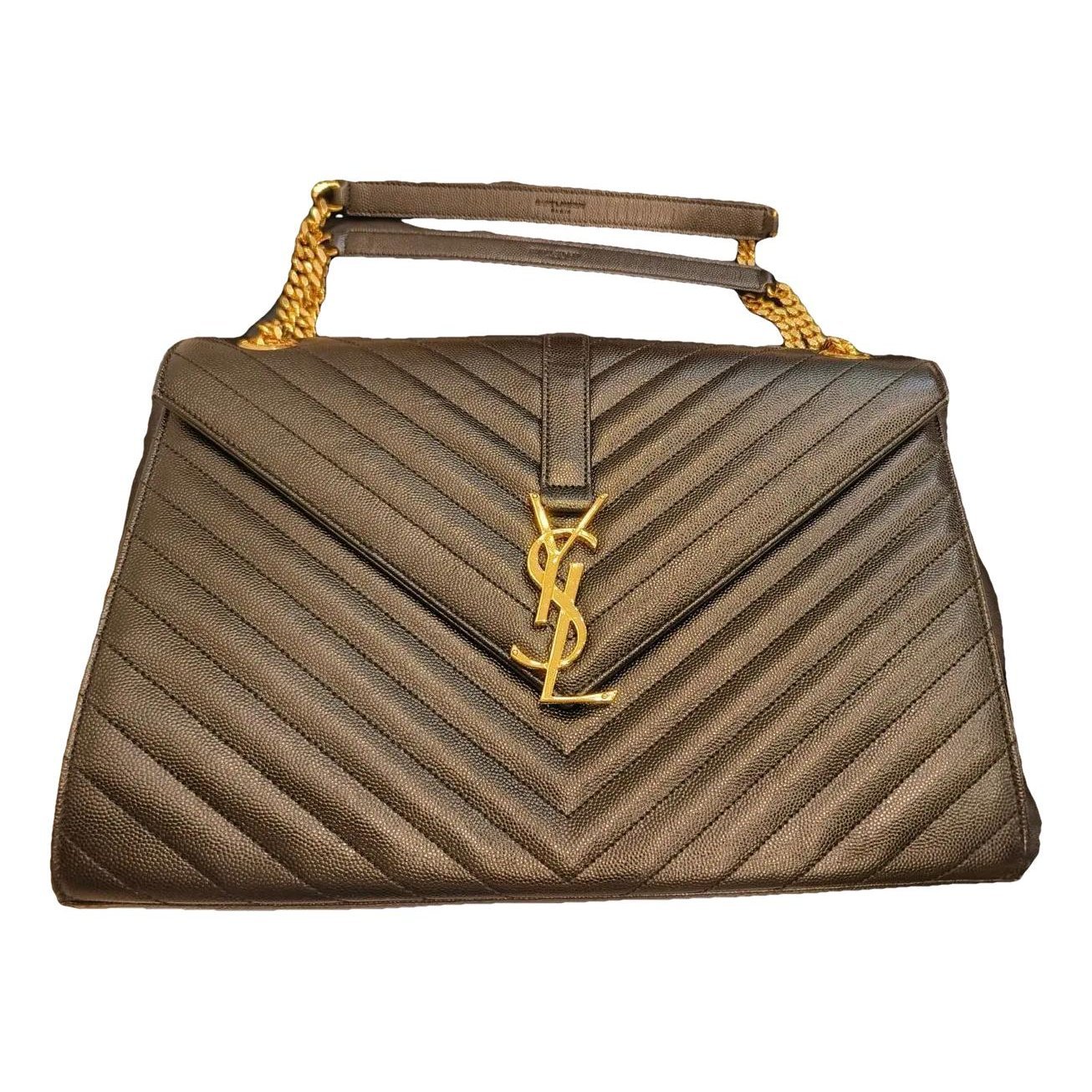 Satchel Monogramme leather crossbody bag