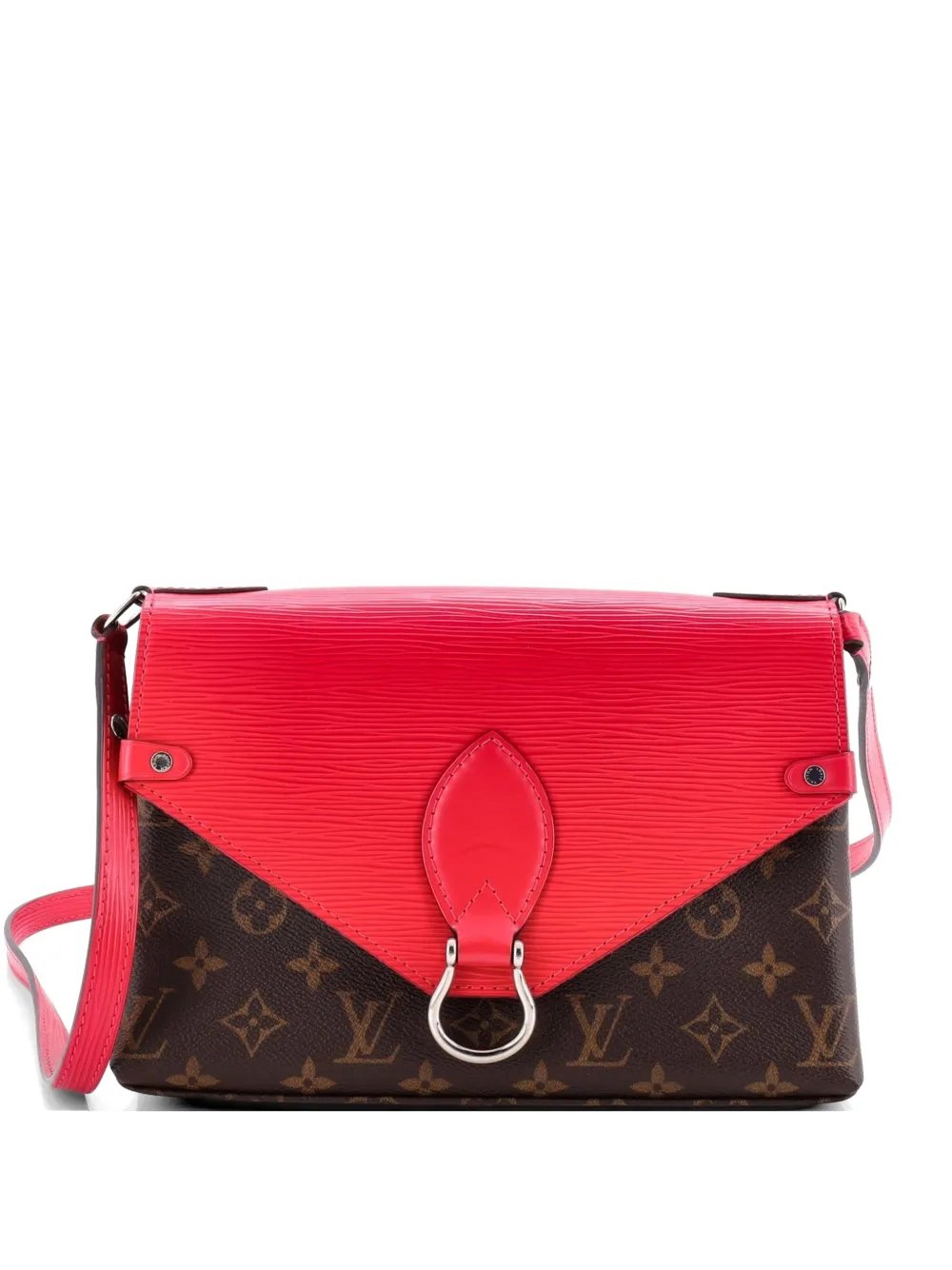 Saint Michel Handbag Monogram Canvas and Epi Leather shoulder bag