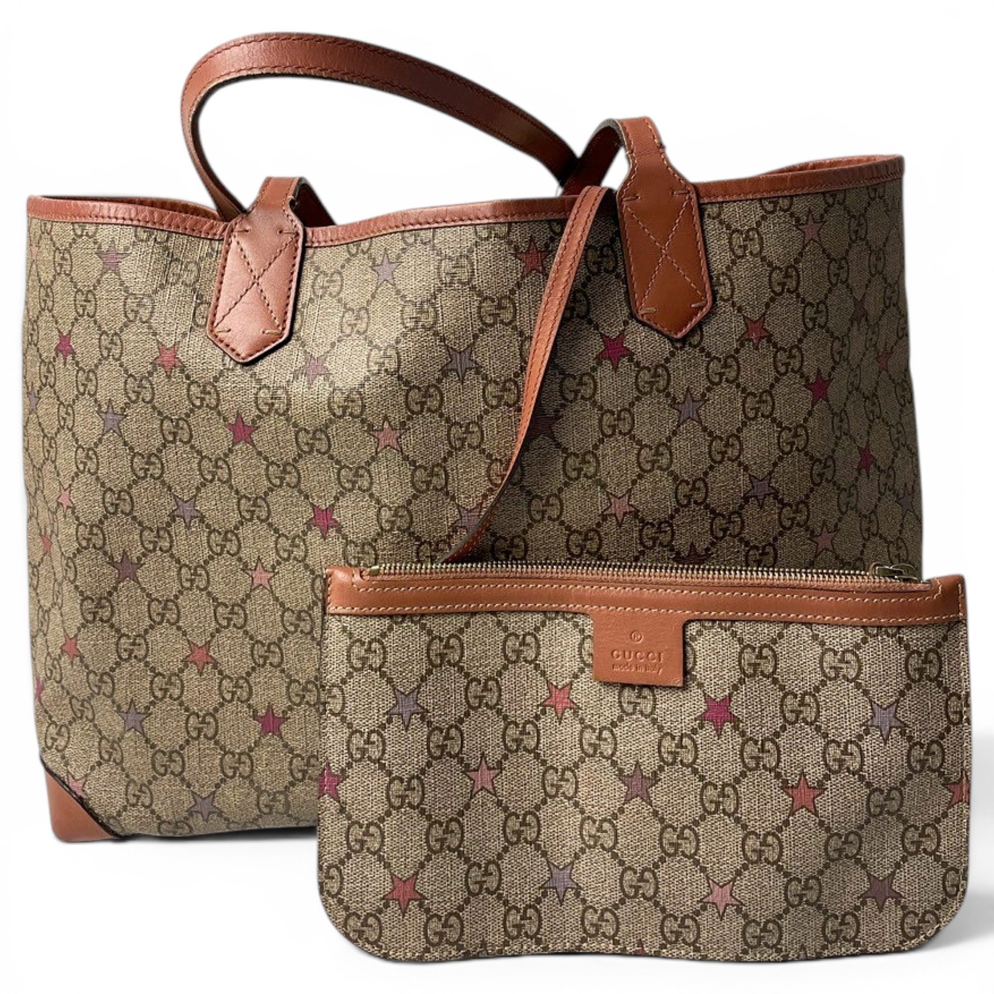 Leather tote