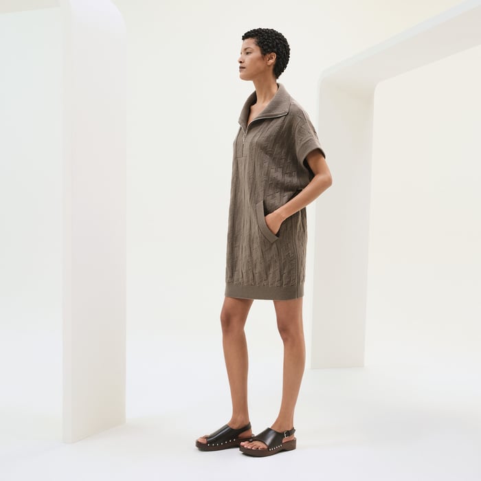 "H" Sweatshirt Dress