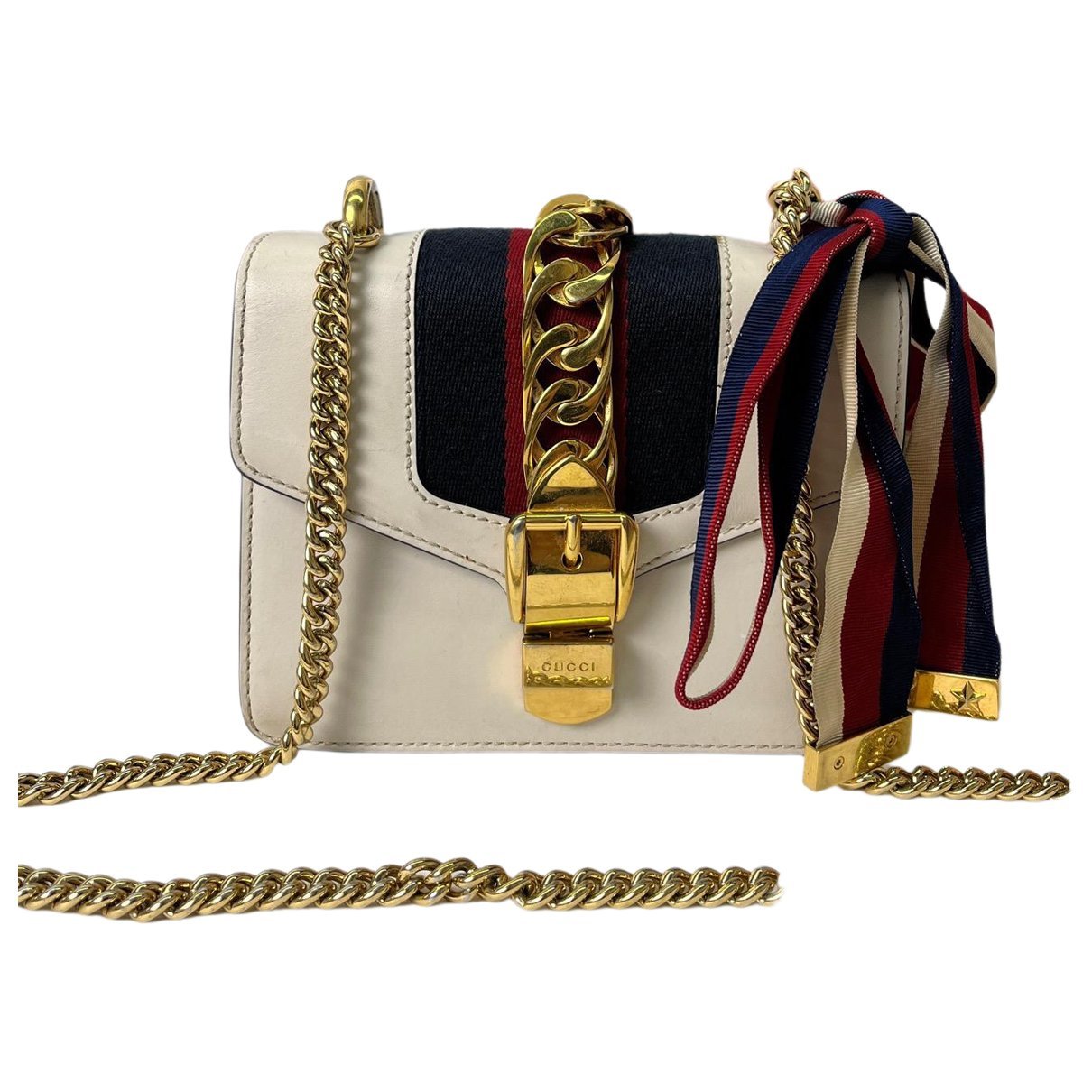 Sylvie Flap Chain leather handbag