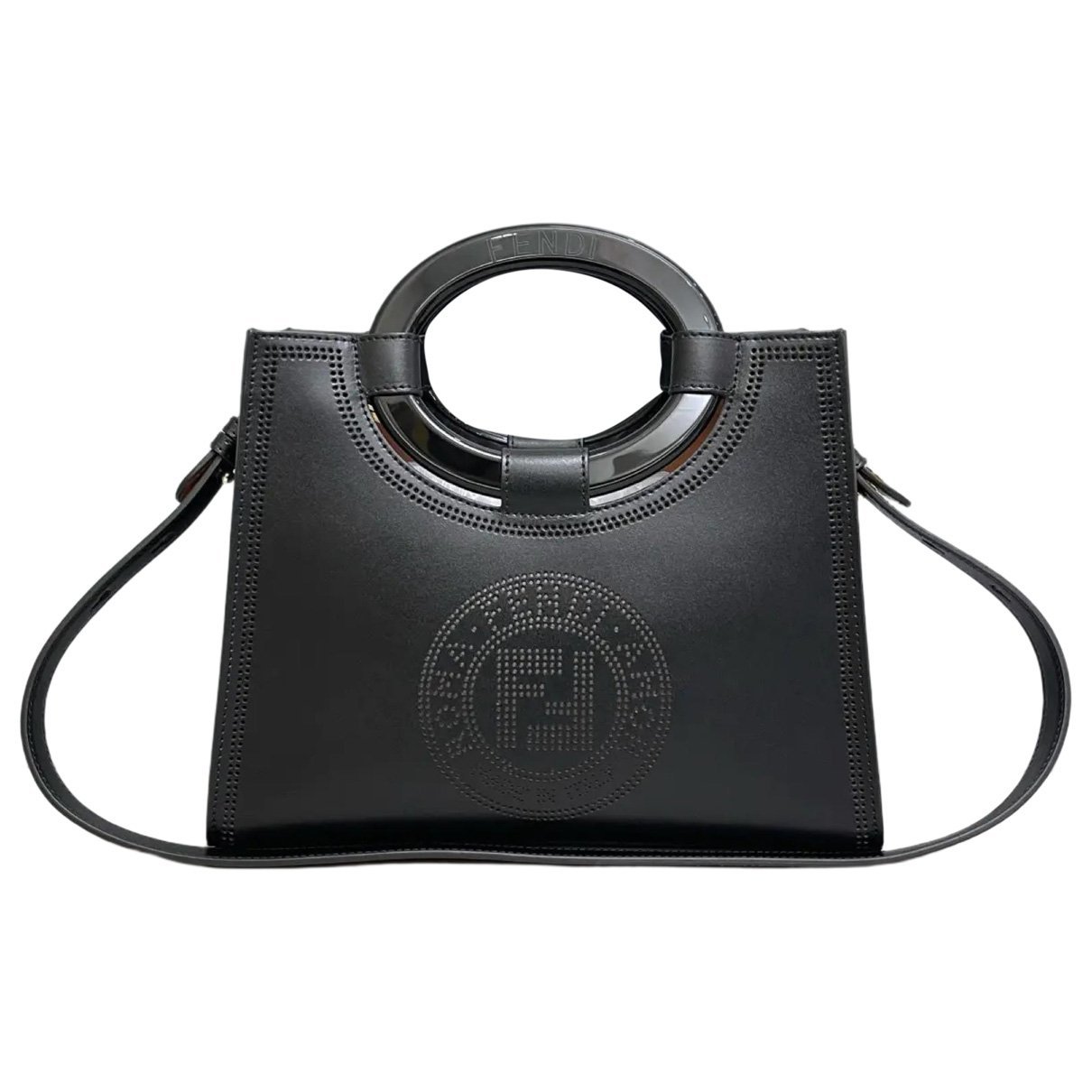 Runaway leather handbag