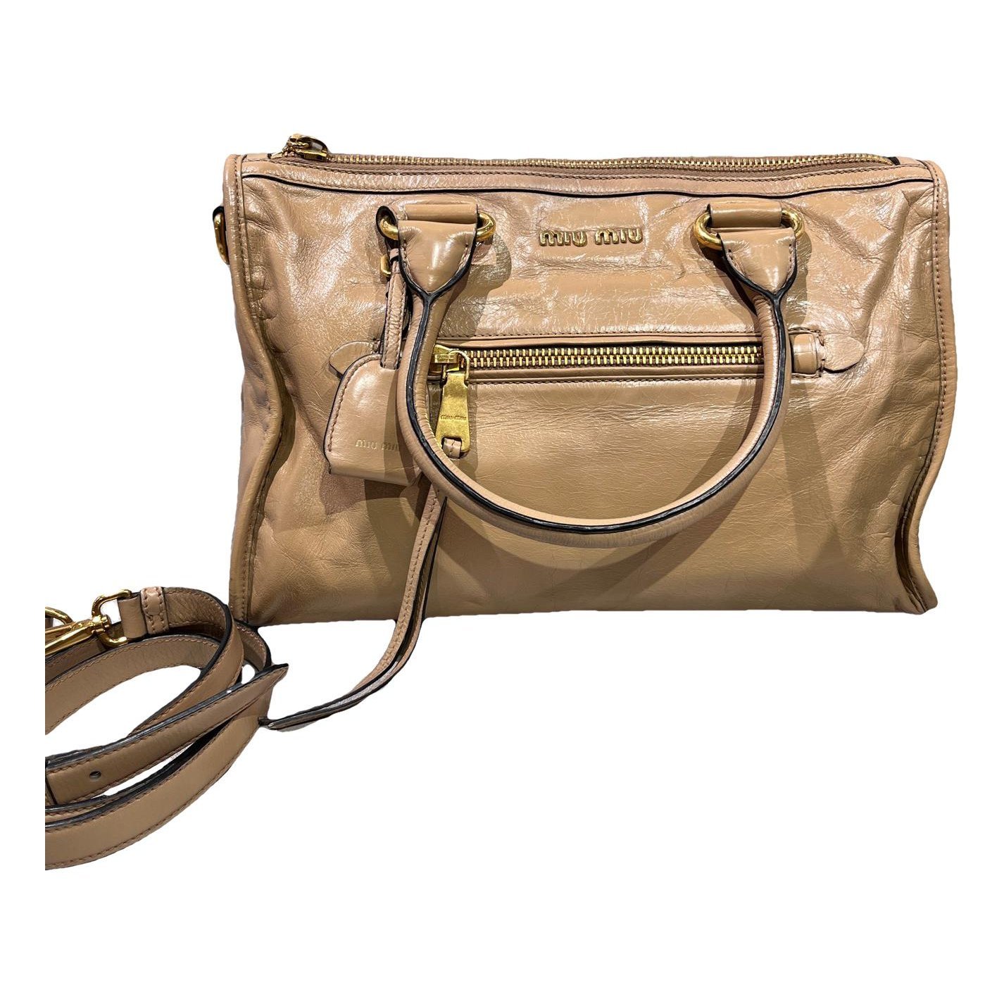 Vitello leather handbag