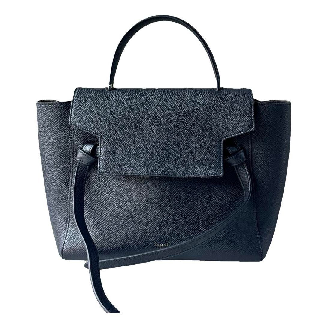 Belt leather handbag
