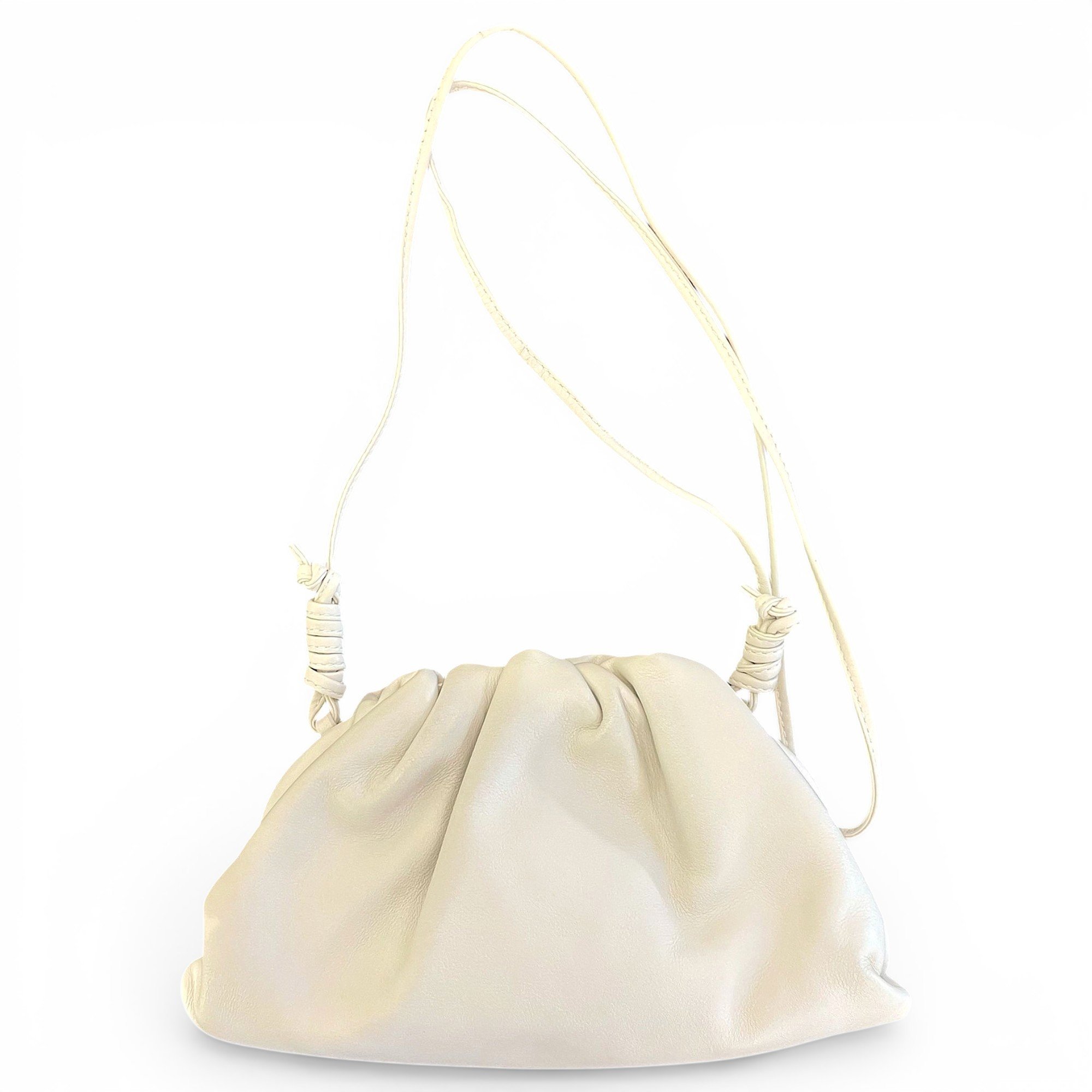 Pouch leather handbag
