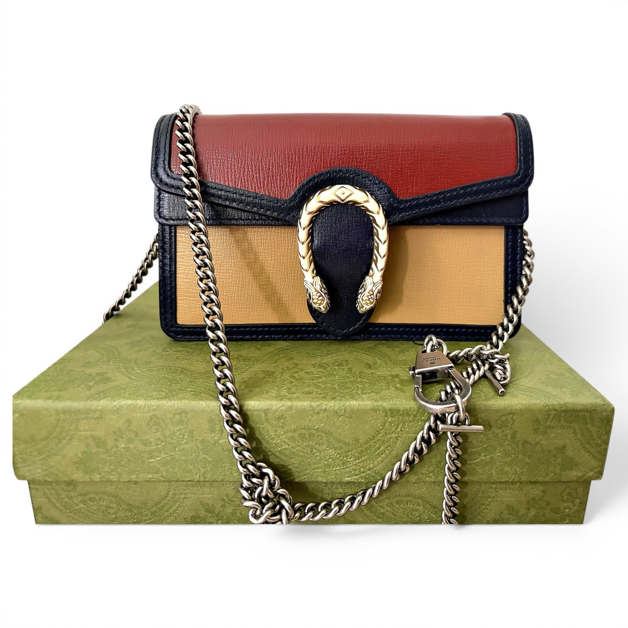 Dionysus Super Mini leather bag