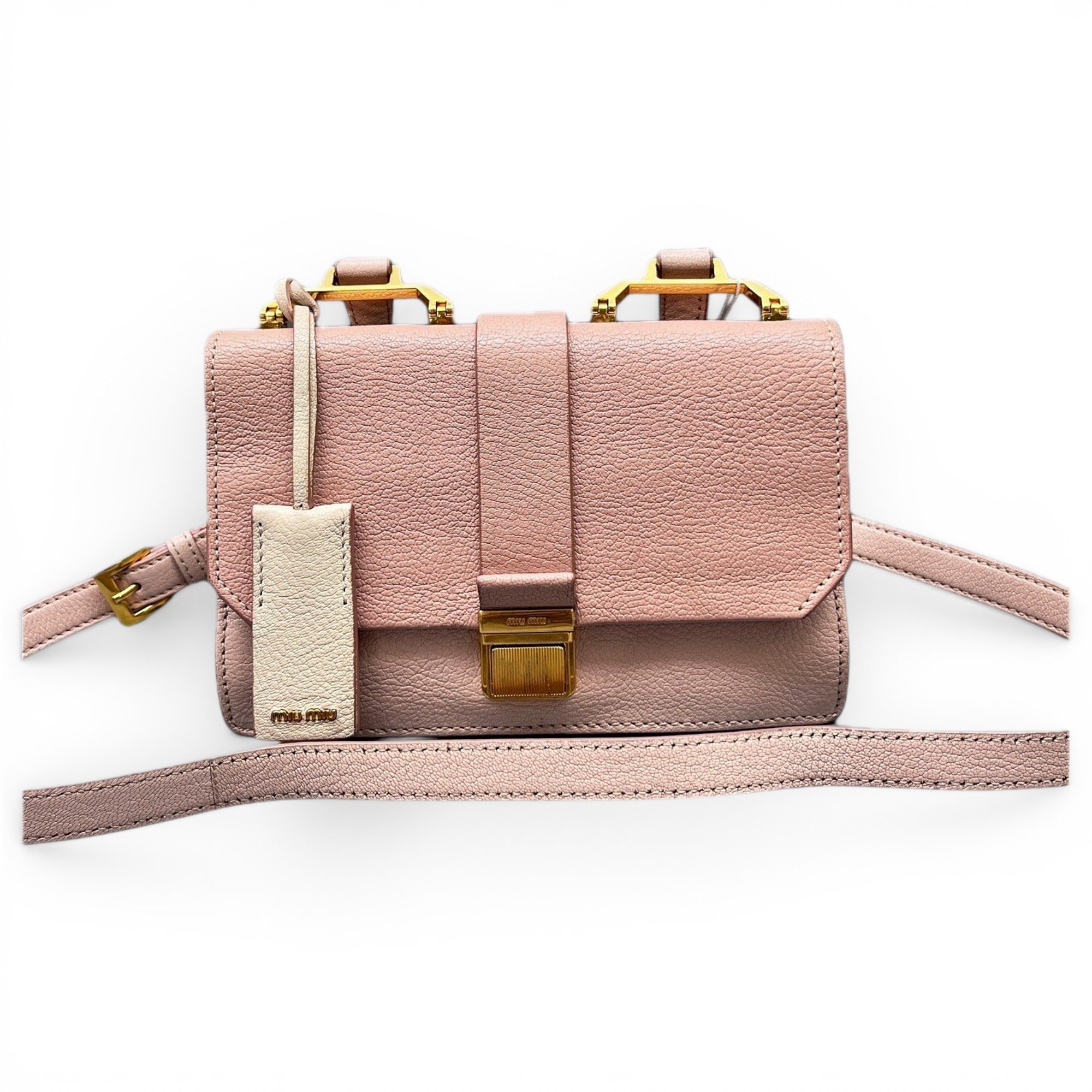 Miu Miu Madras leather handbag