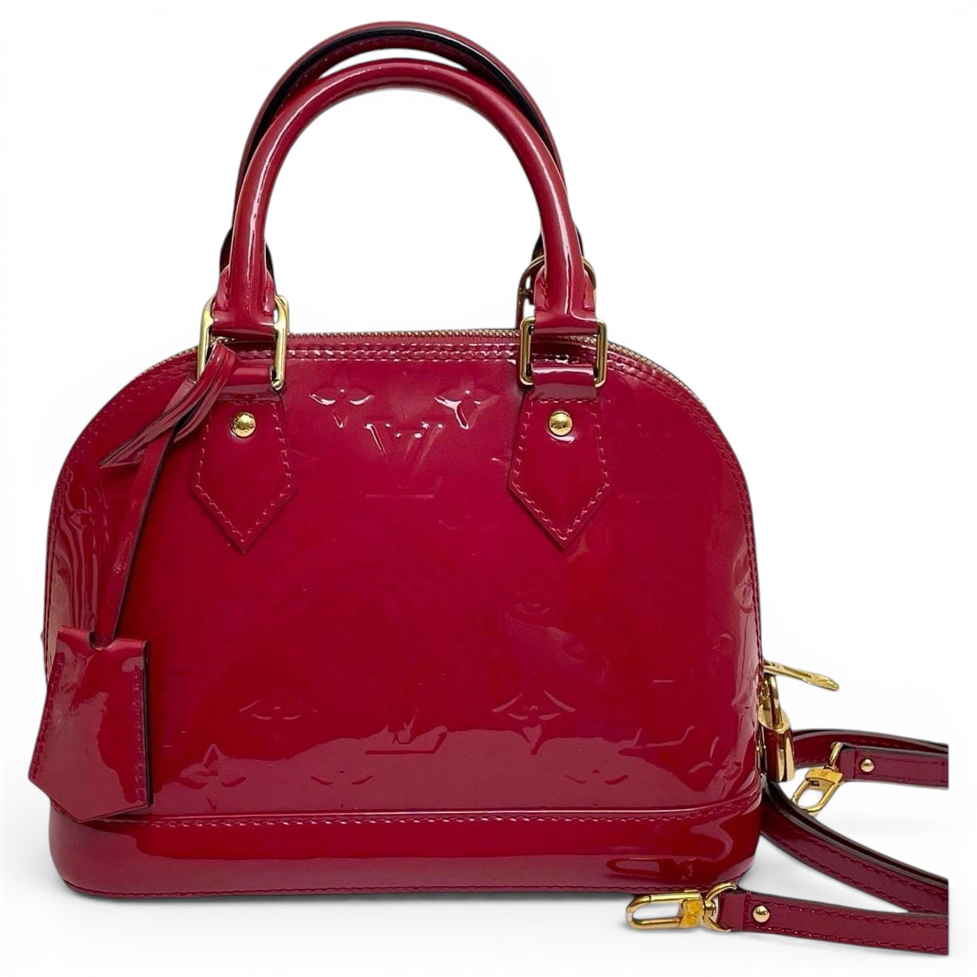 Alma BB patent leather handbag