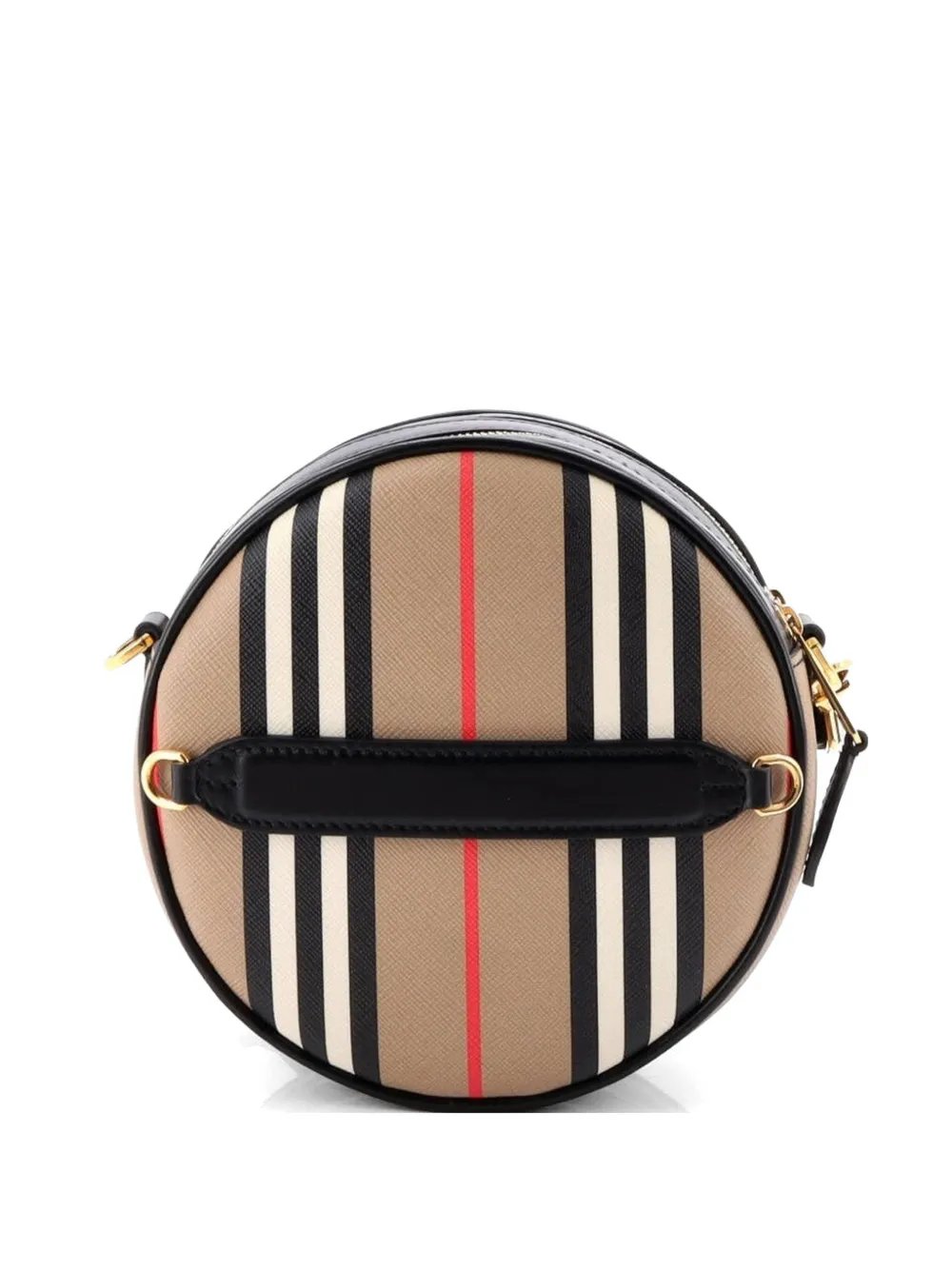 Louise Round Bag Icon Stripe E-Canvas belt bag