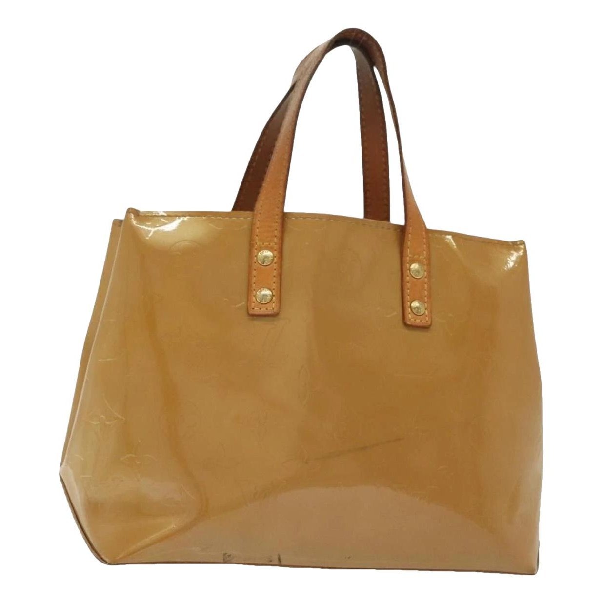 Patent leather handbag