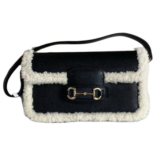 Horsebit 1955 Flap leather handbag