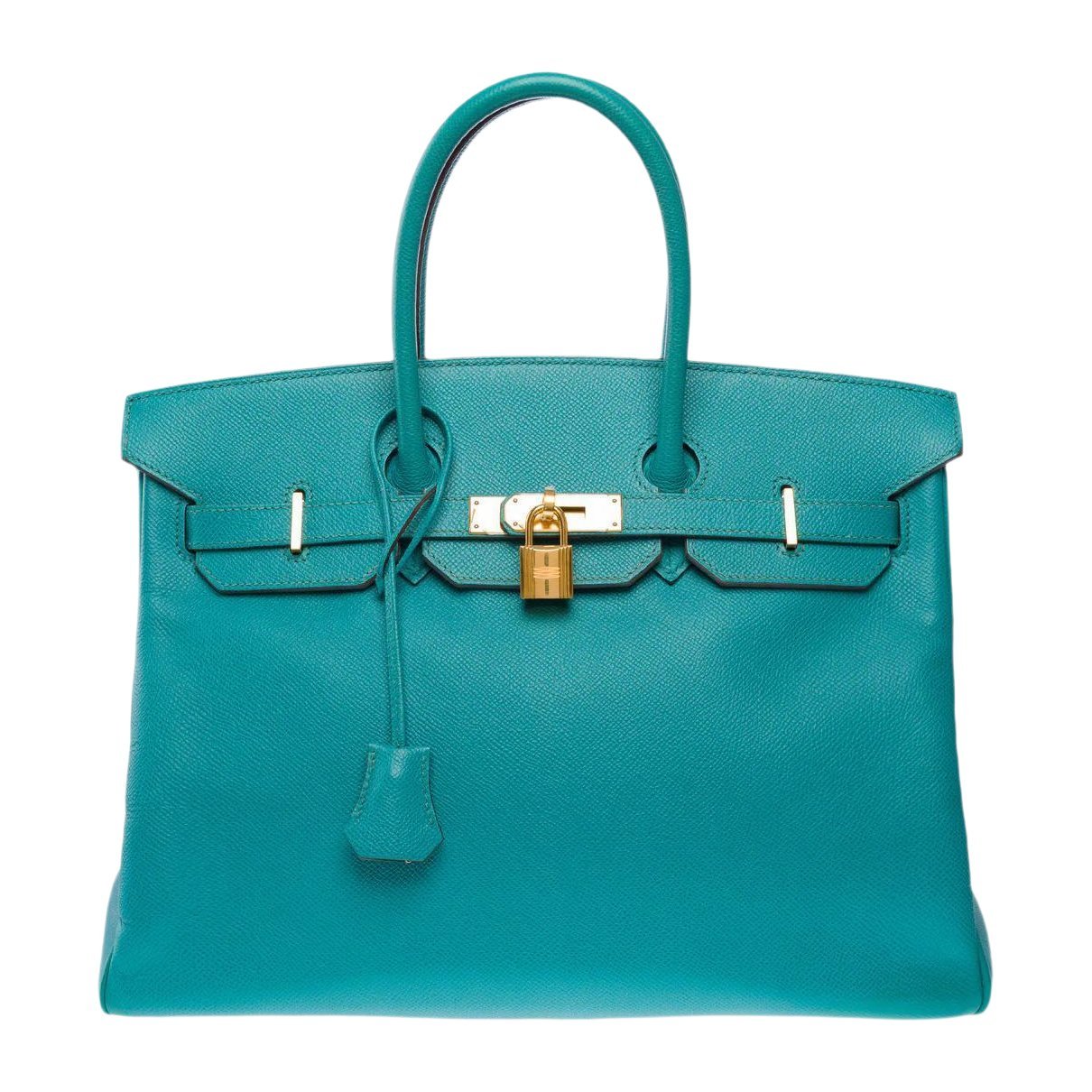 Birkin 35 leather handbag