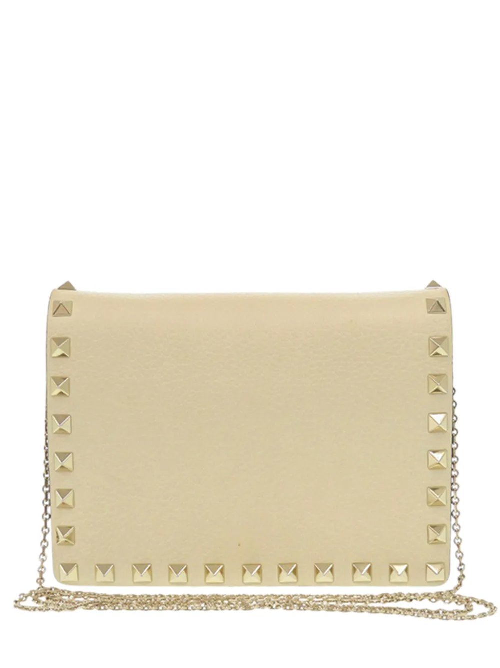 2000-2017 Leather Rockstud Chain Pouch crossbody bag