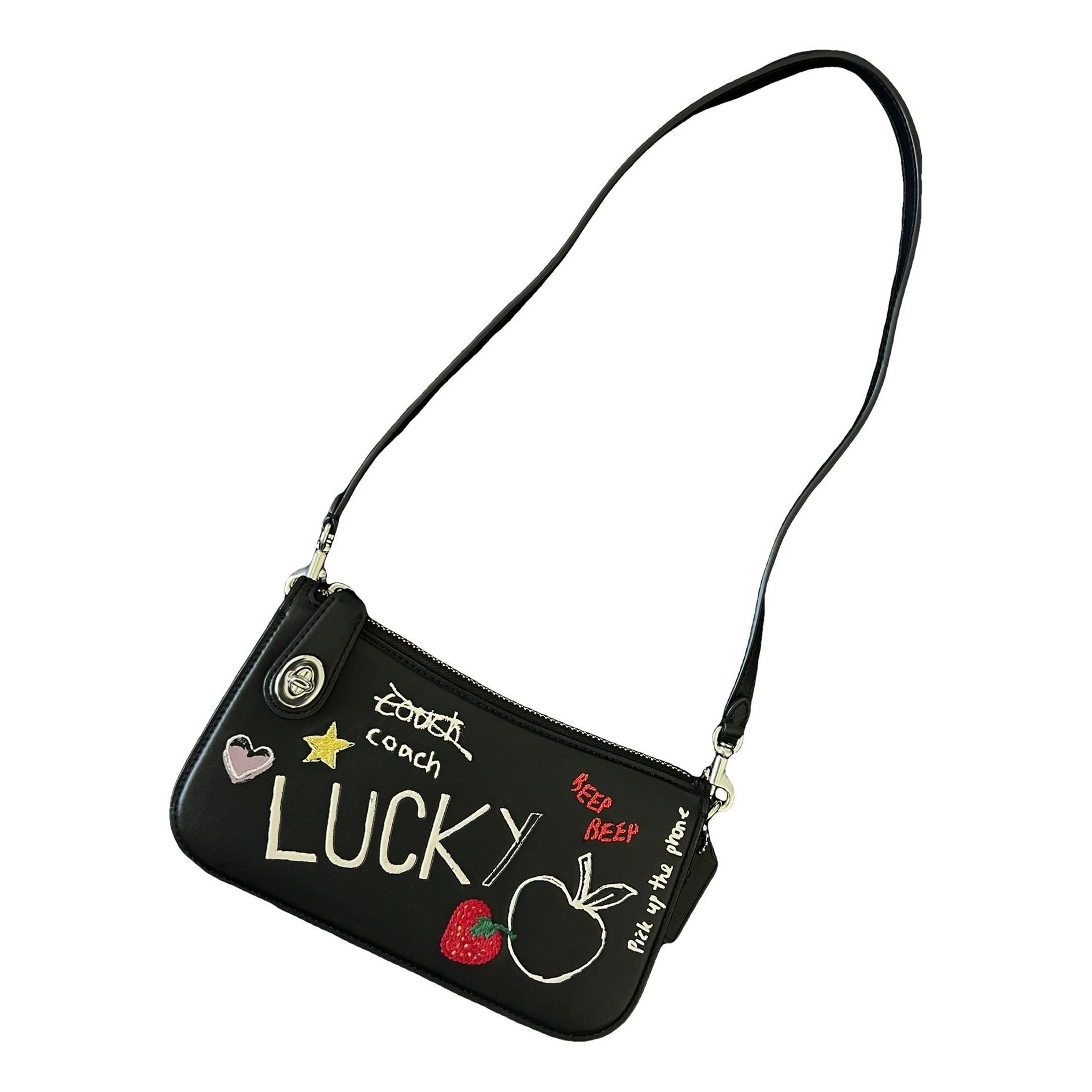 Leather handbag