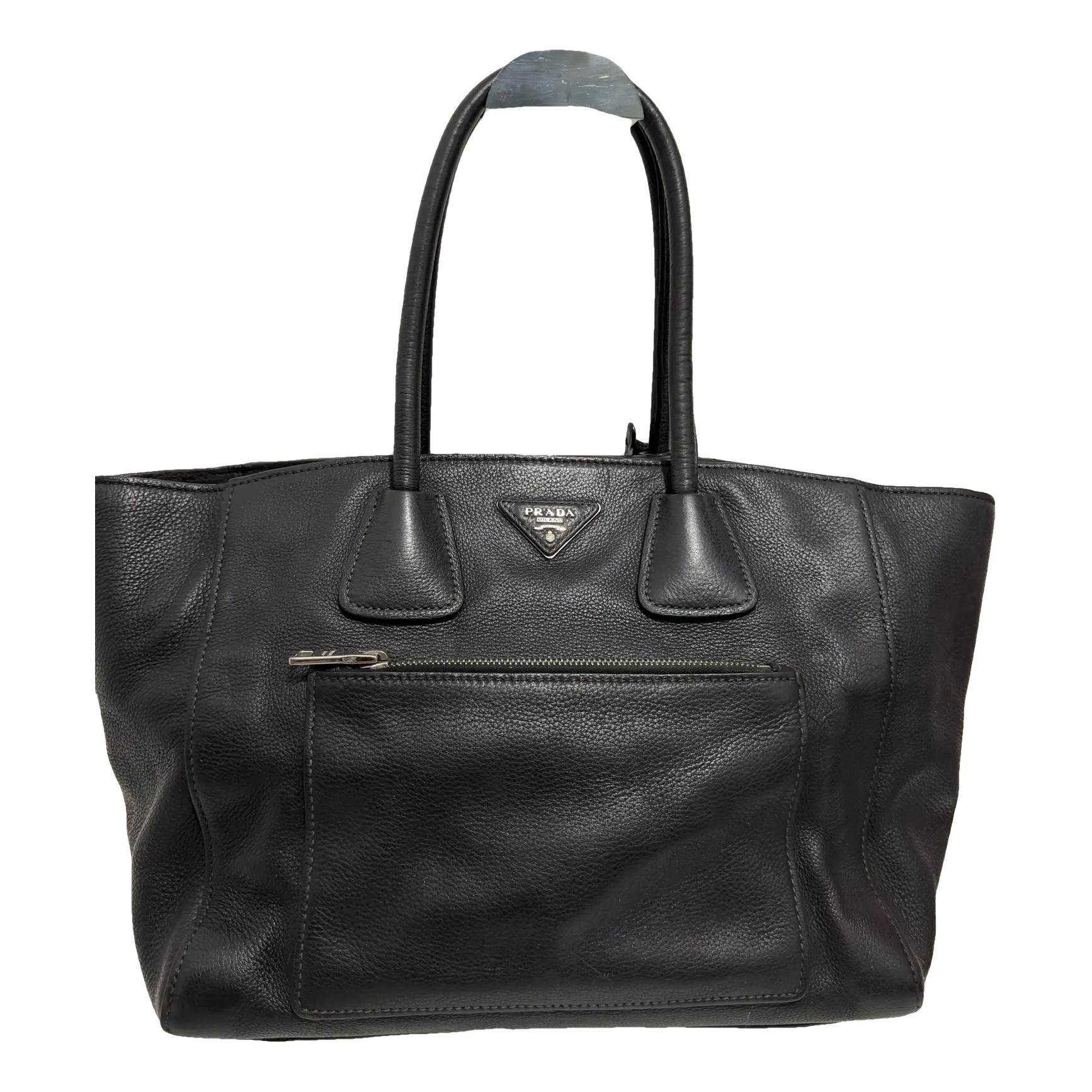 Leather tote