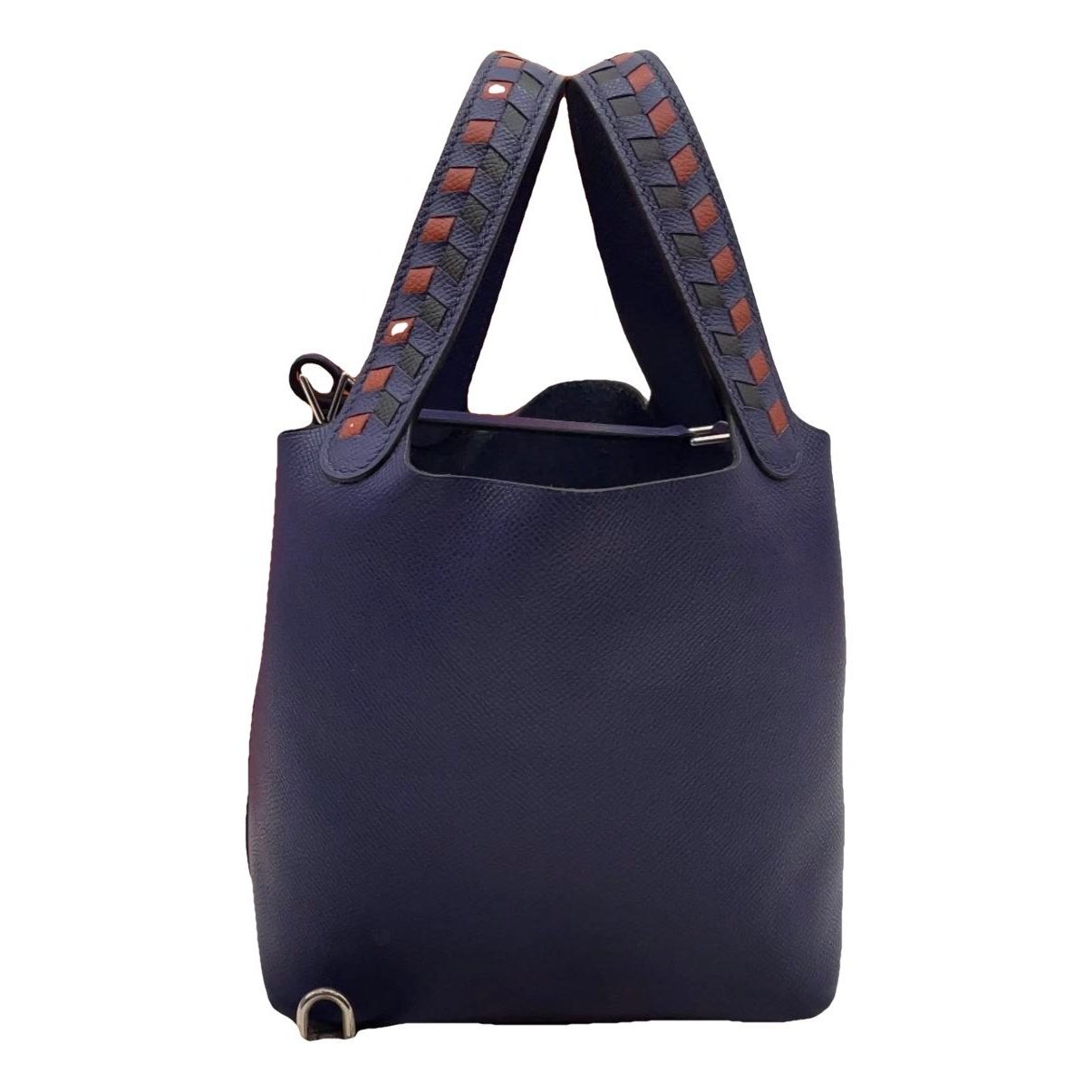 Picotin leather tote