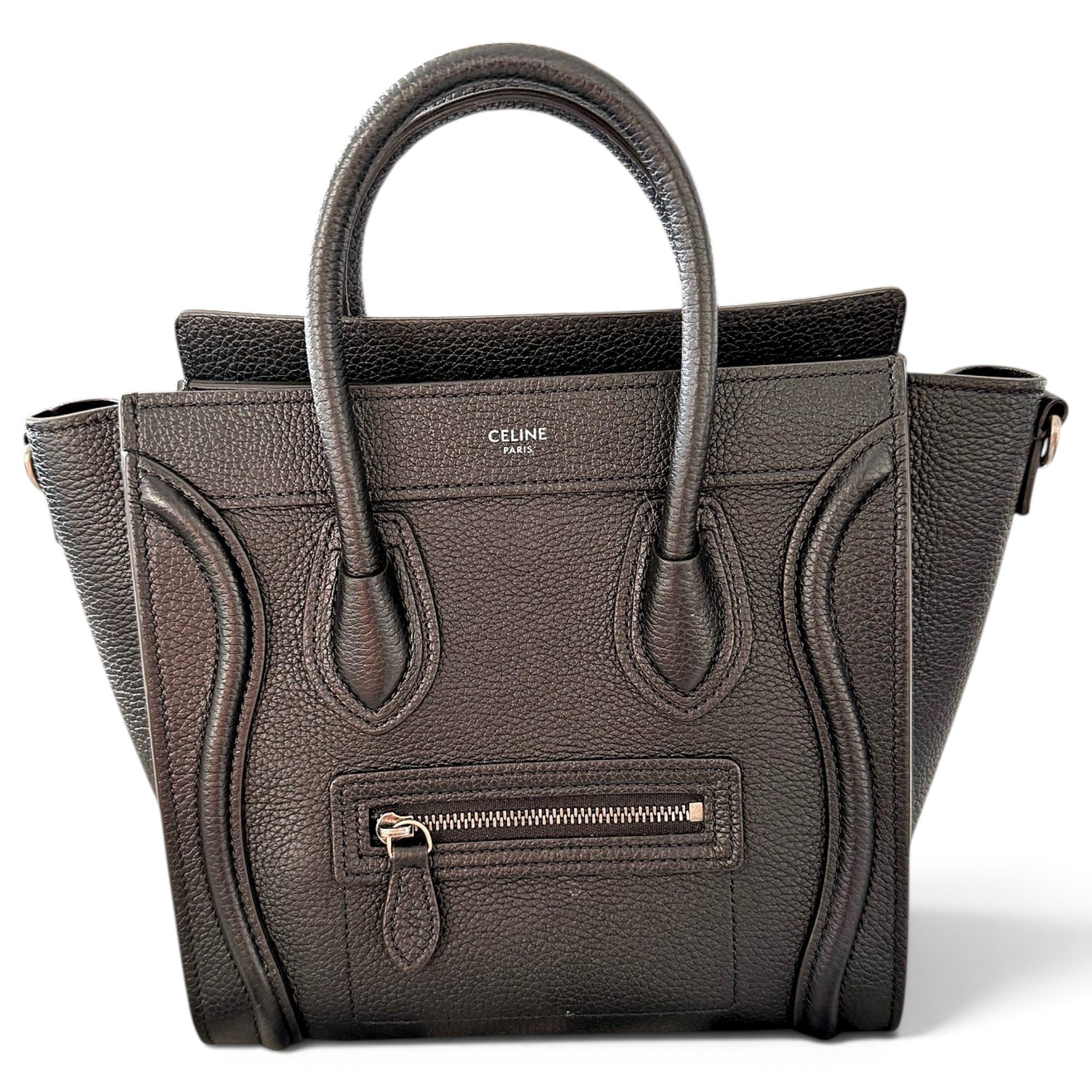 Luggage leather handbag