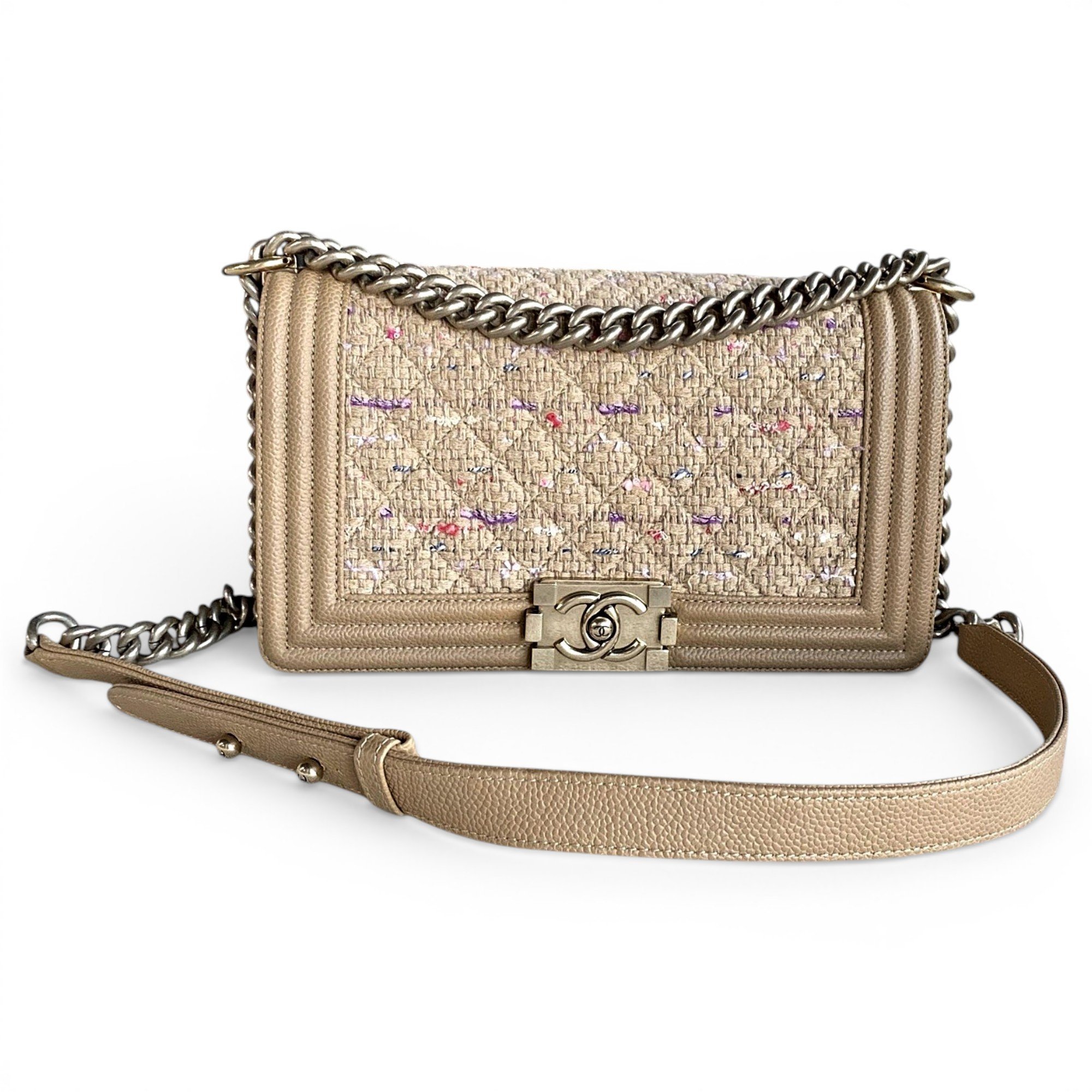 Boy tweed crossbody bag