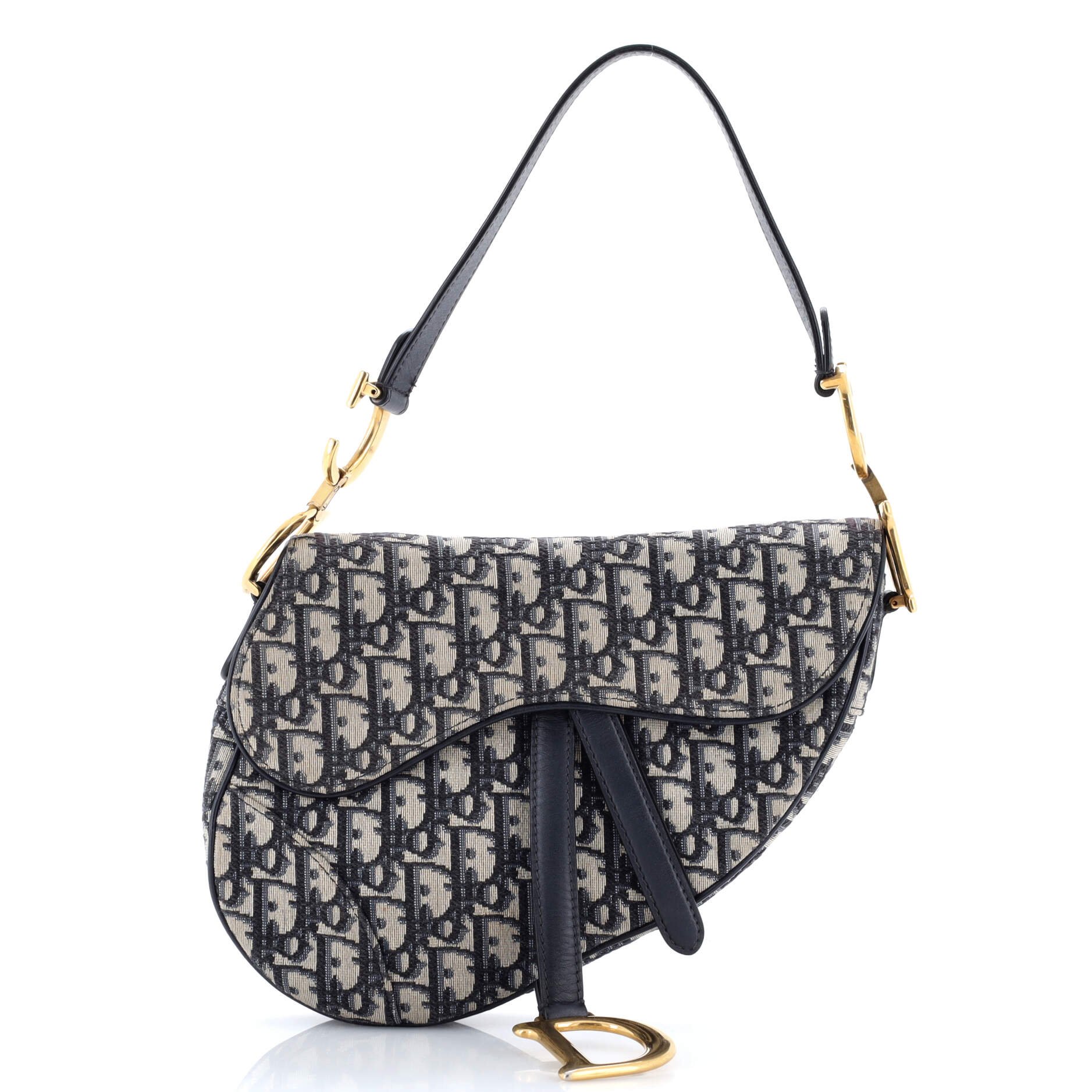 Dior Saddle Handbag Oblique Canvas Medium