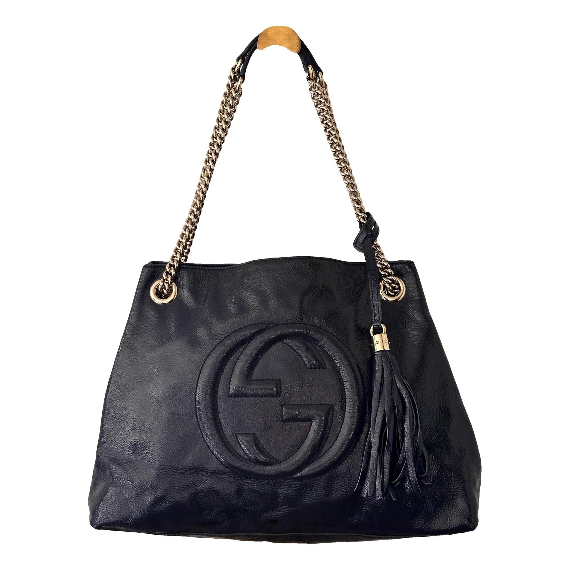 Soho patent leather tote