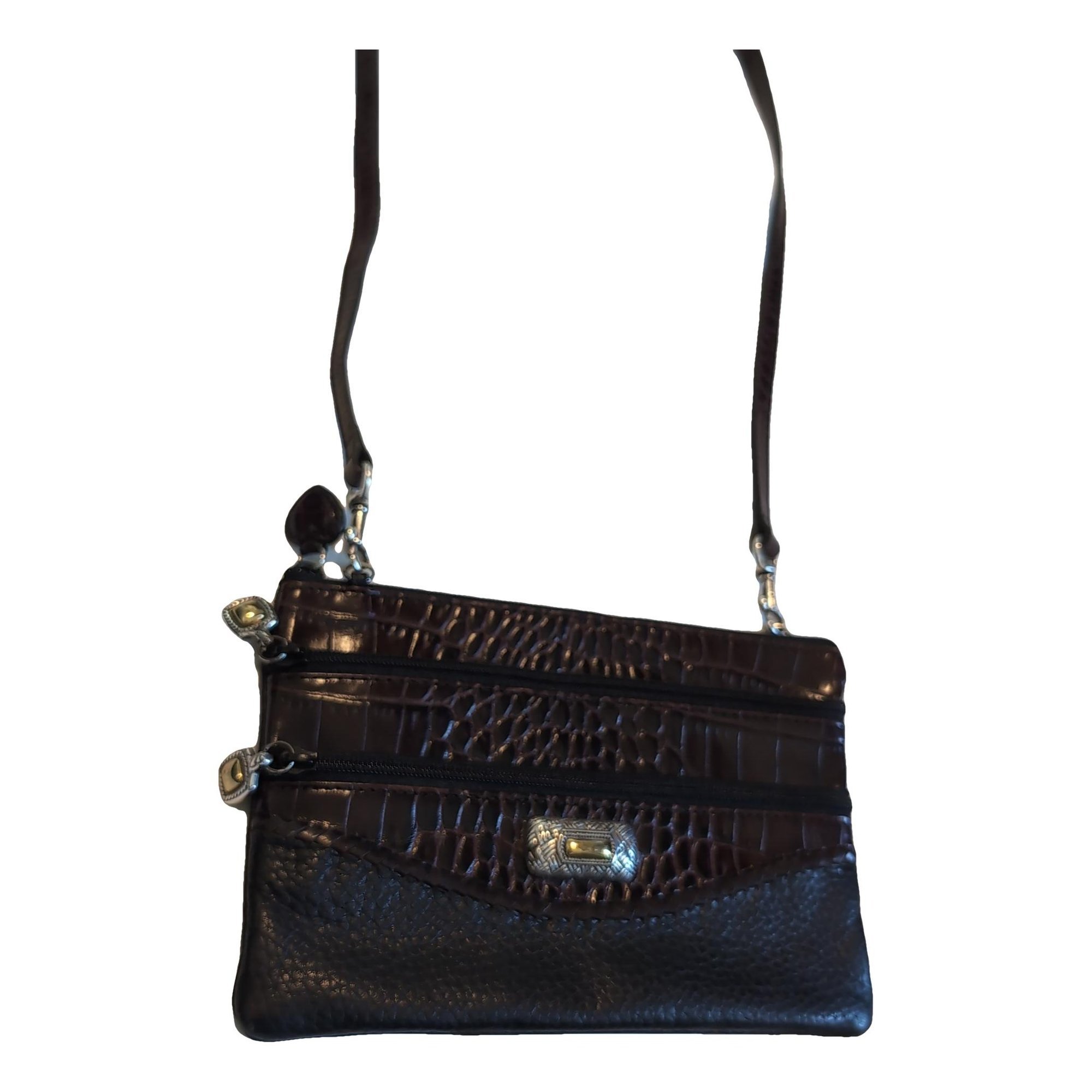 Leather crossbody bag