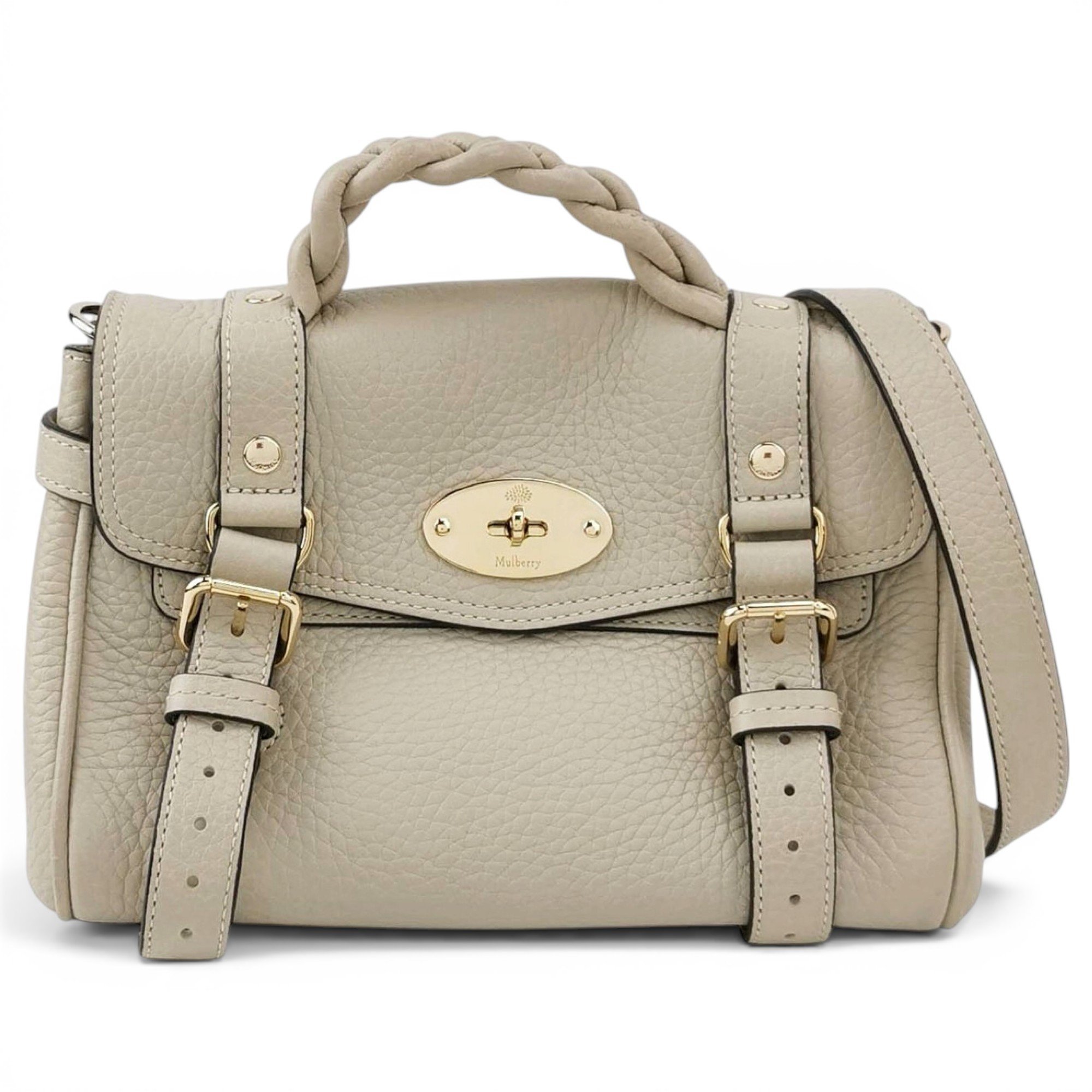 Alexa leather satchel