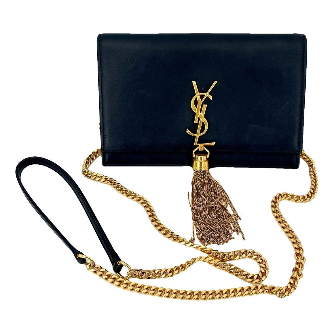 Pompom Kate leather handbag