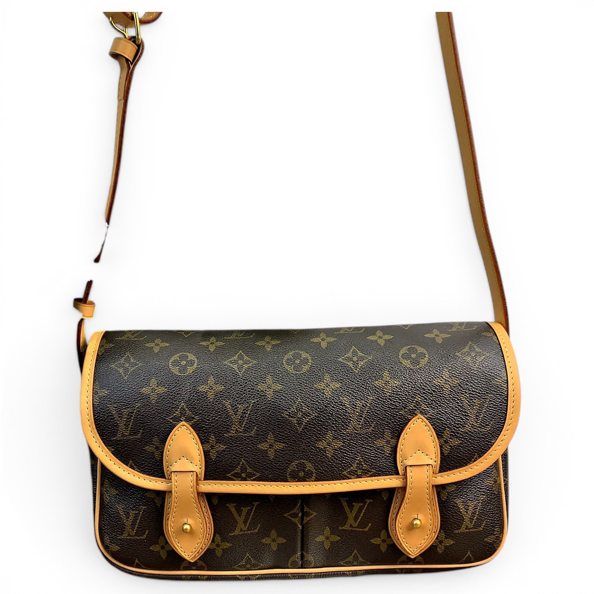 Gibeciere leather crossbody bag