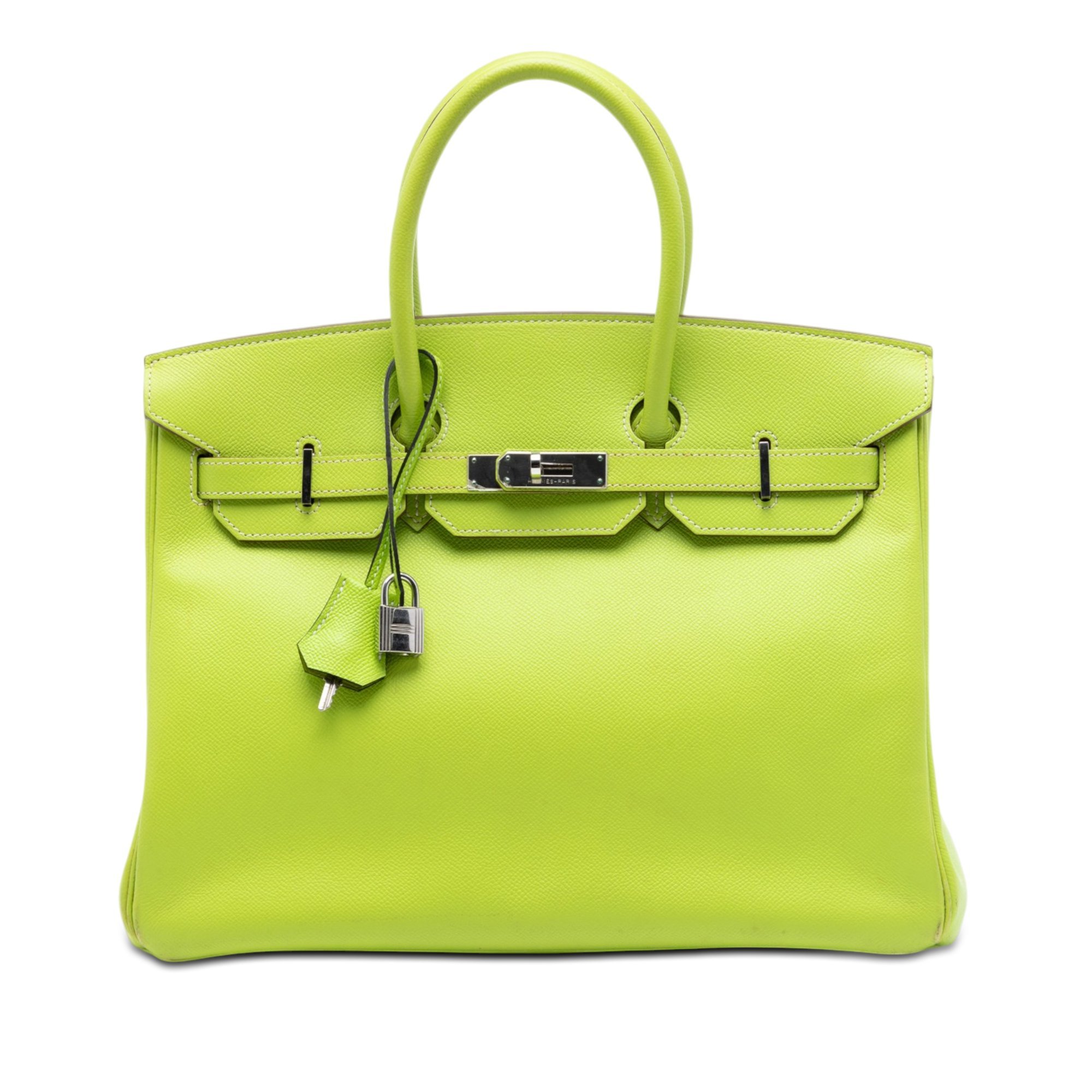 Birkin 35 leather handbag