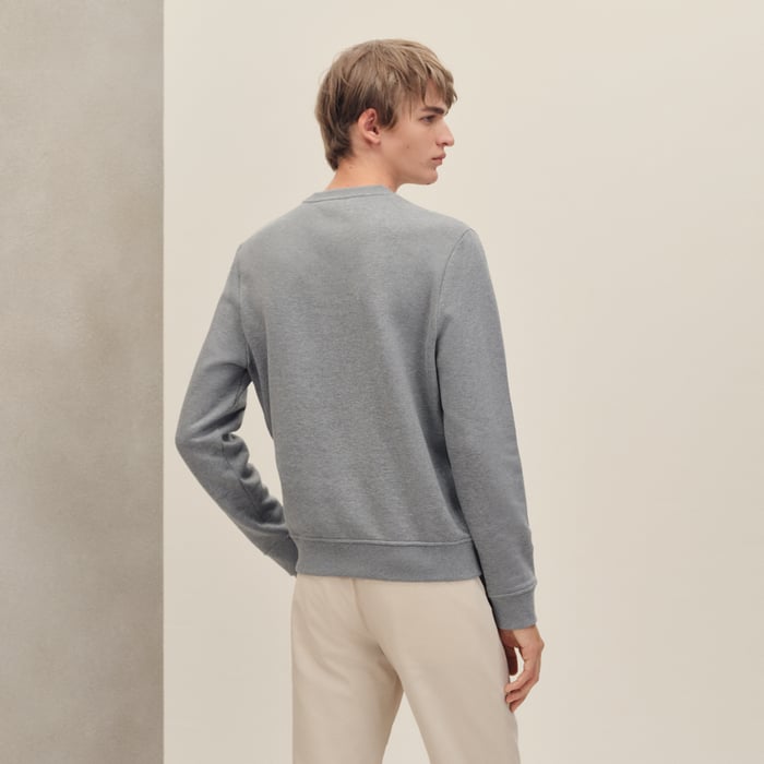 Gris "Ex-libris" Crewneck Sweater
