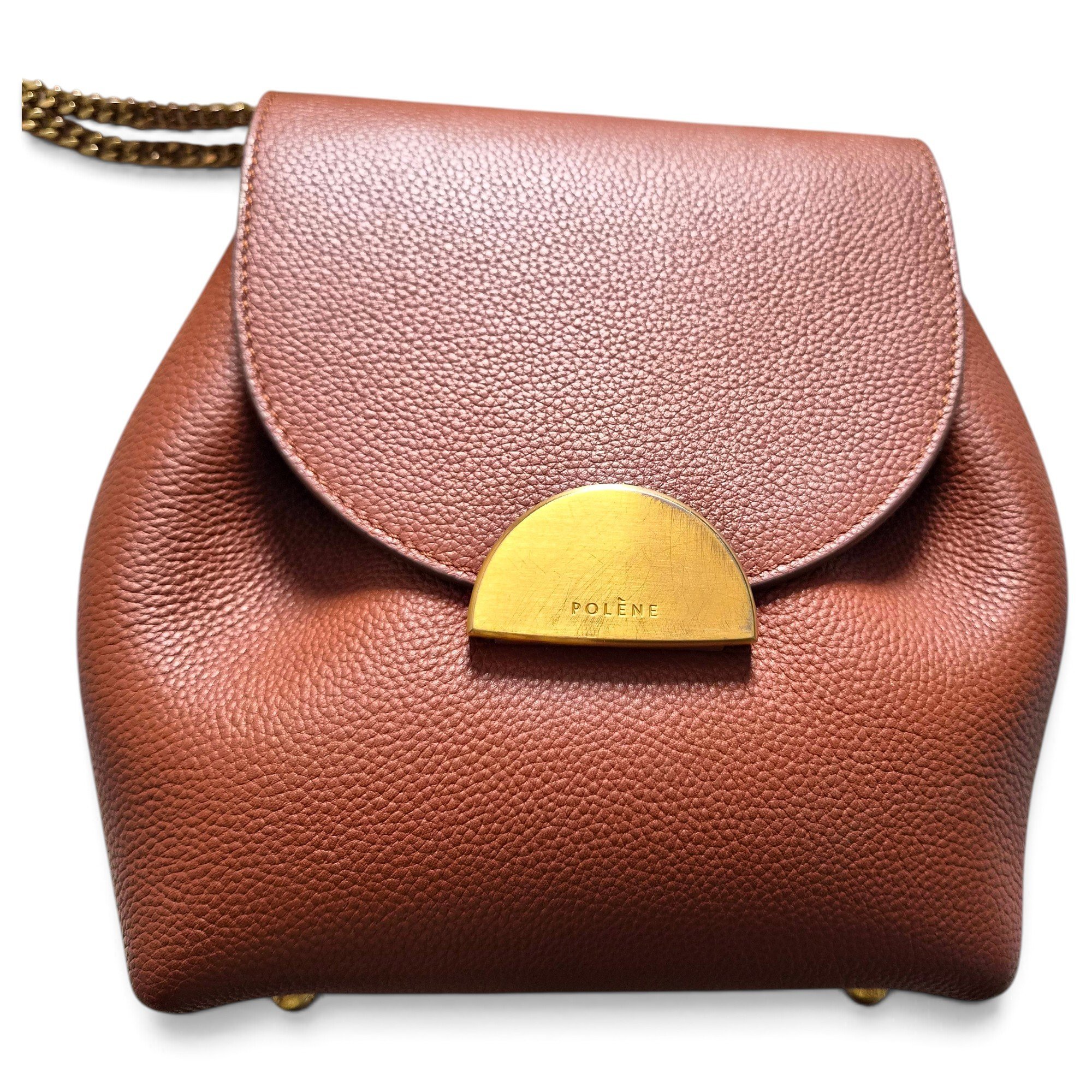 Numéro un mini leather crossbody bag