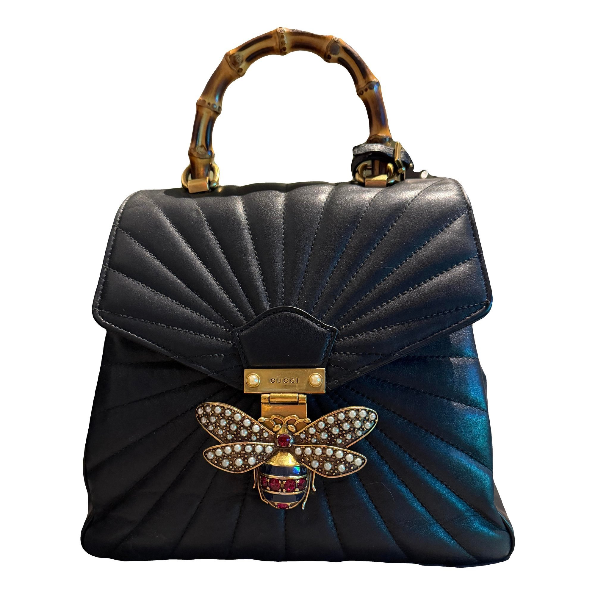 Queen Margaret leather handbag