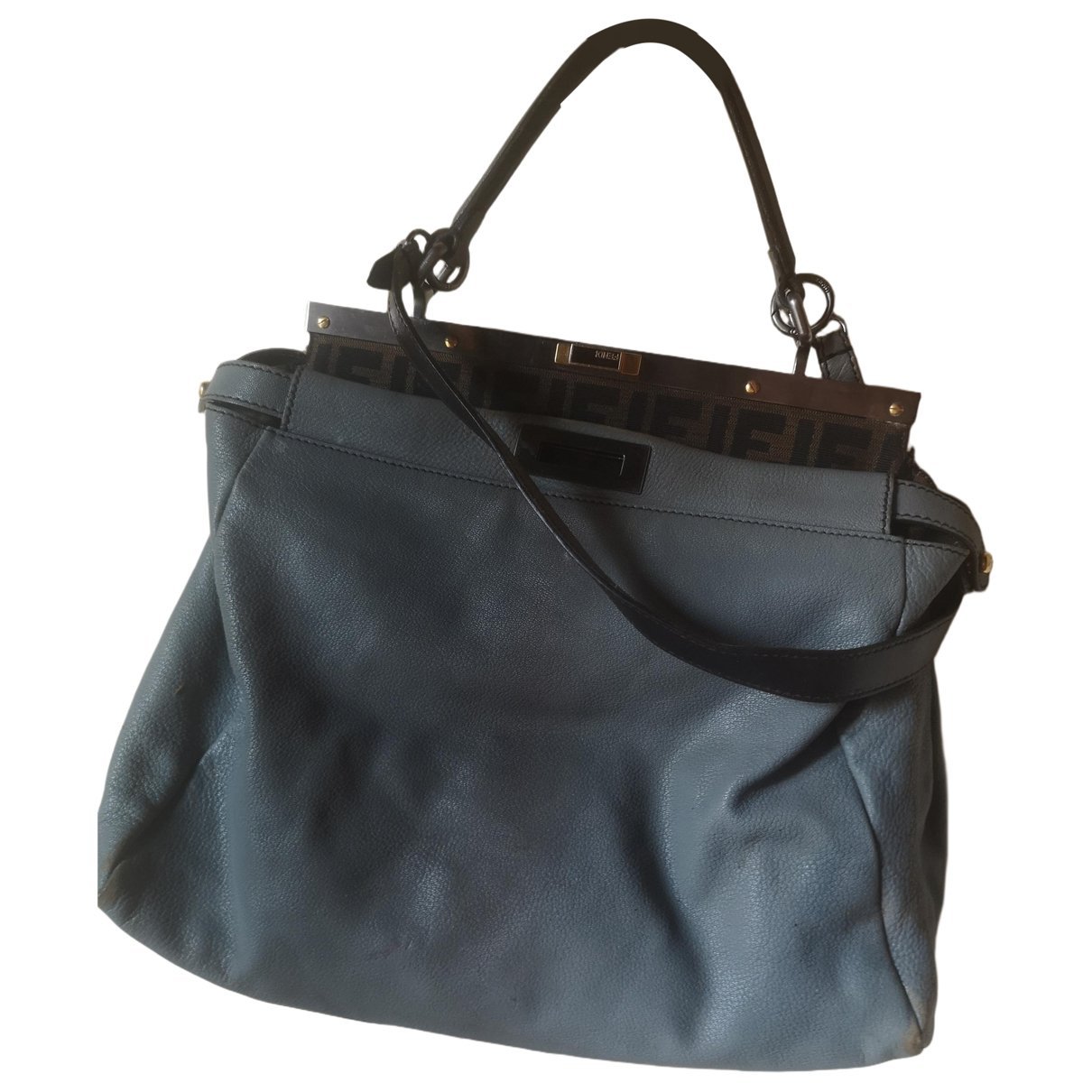 Peekaboo leather handbag