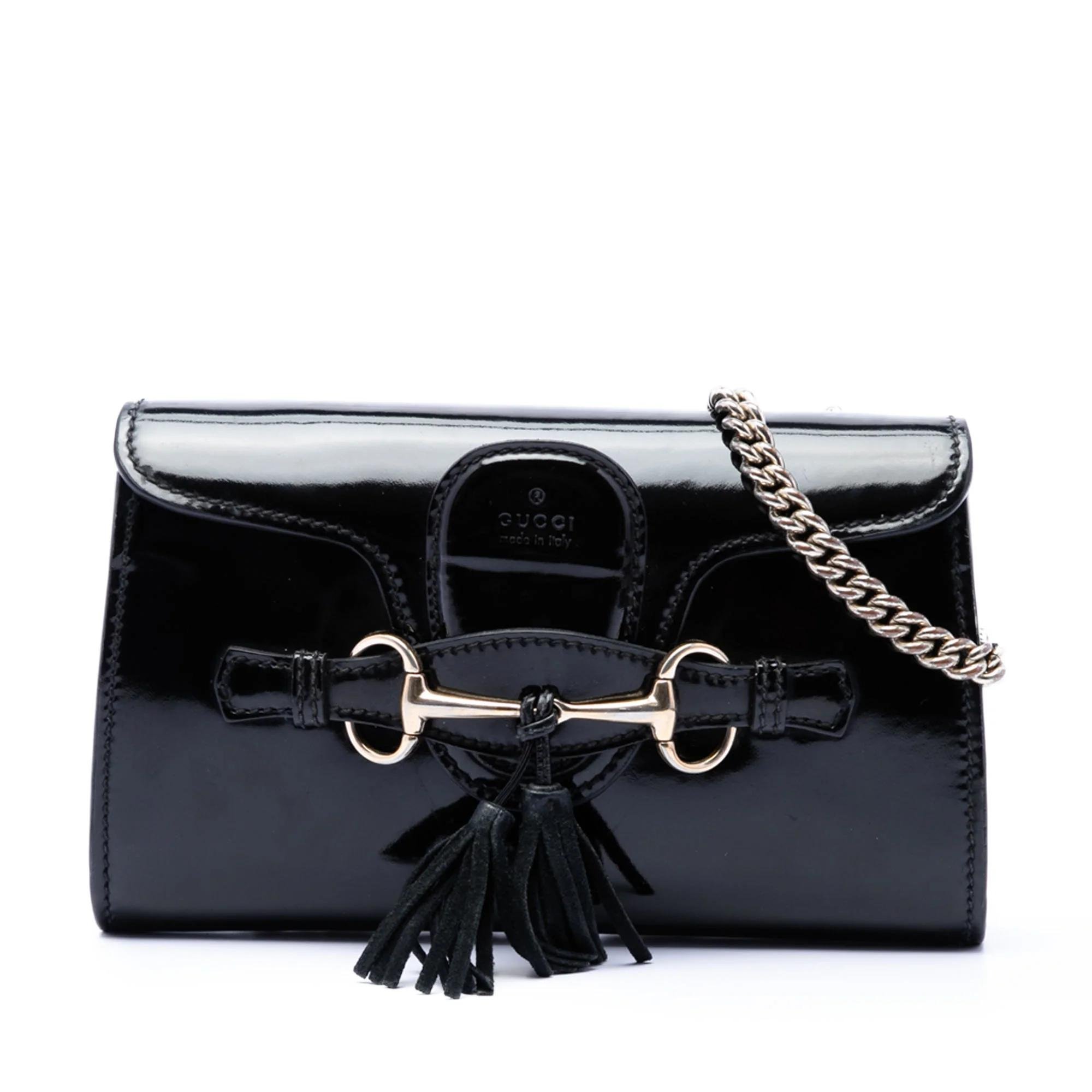 Emily patent leather handbag
